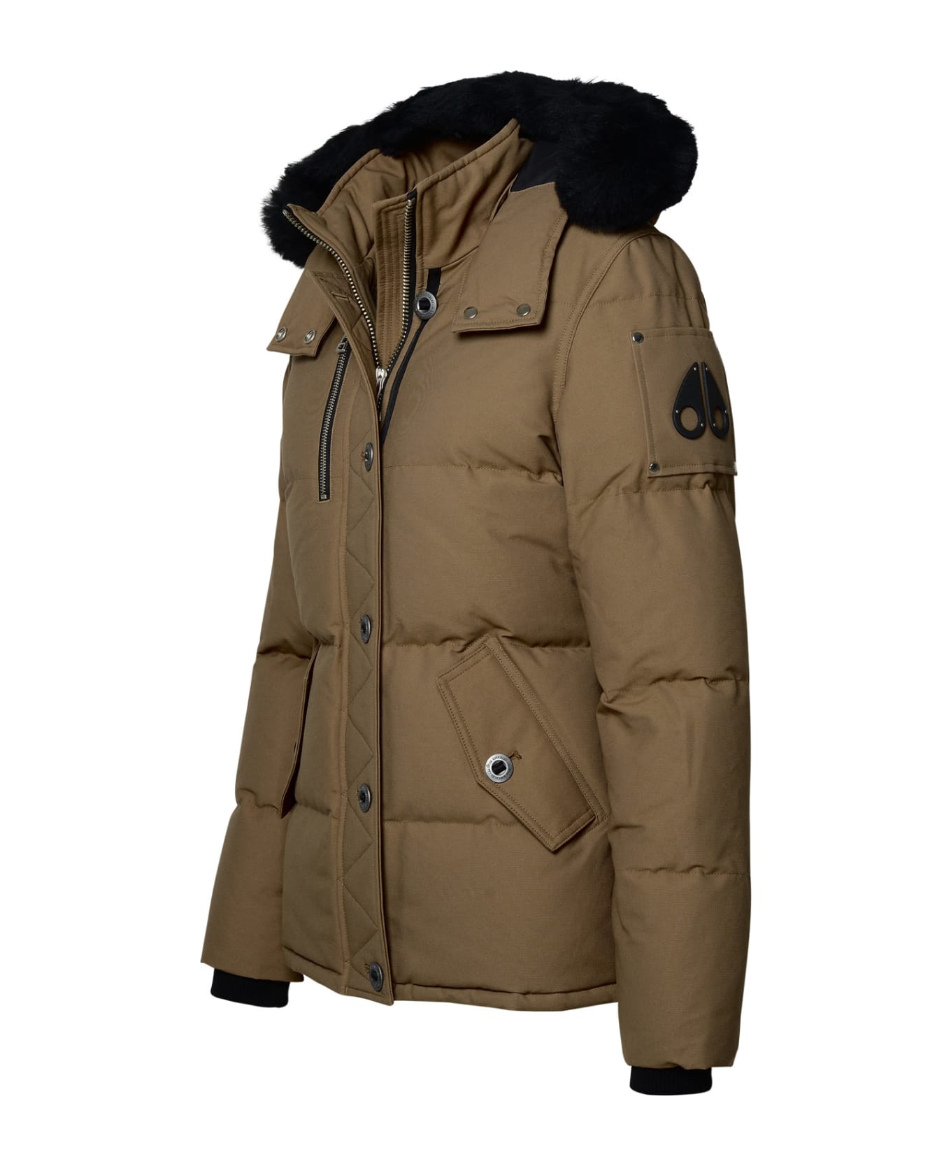 Moose Knuckles 3q Jacket In Brown Cotton Blend - Brown コート