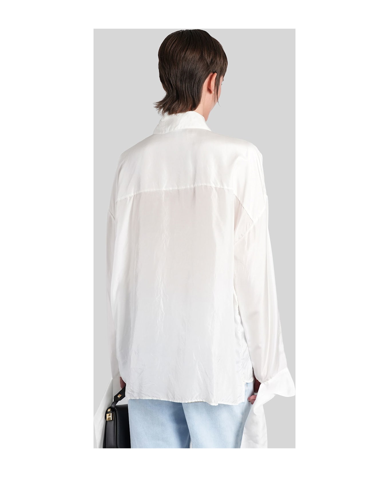 Lanvin Blouse In Beige Silk - beige
