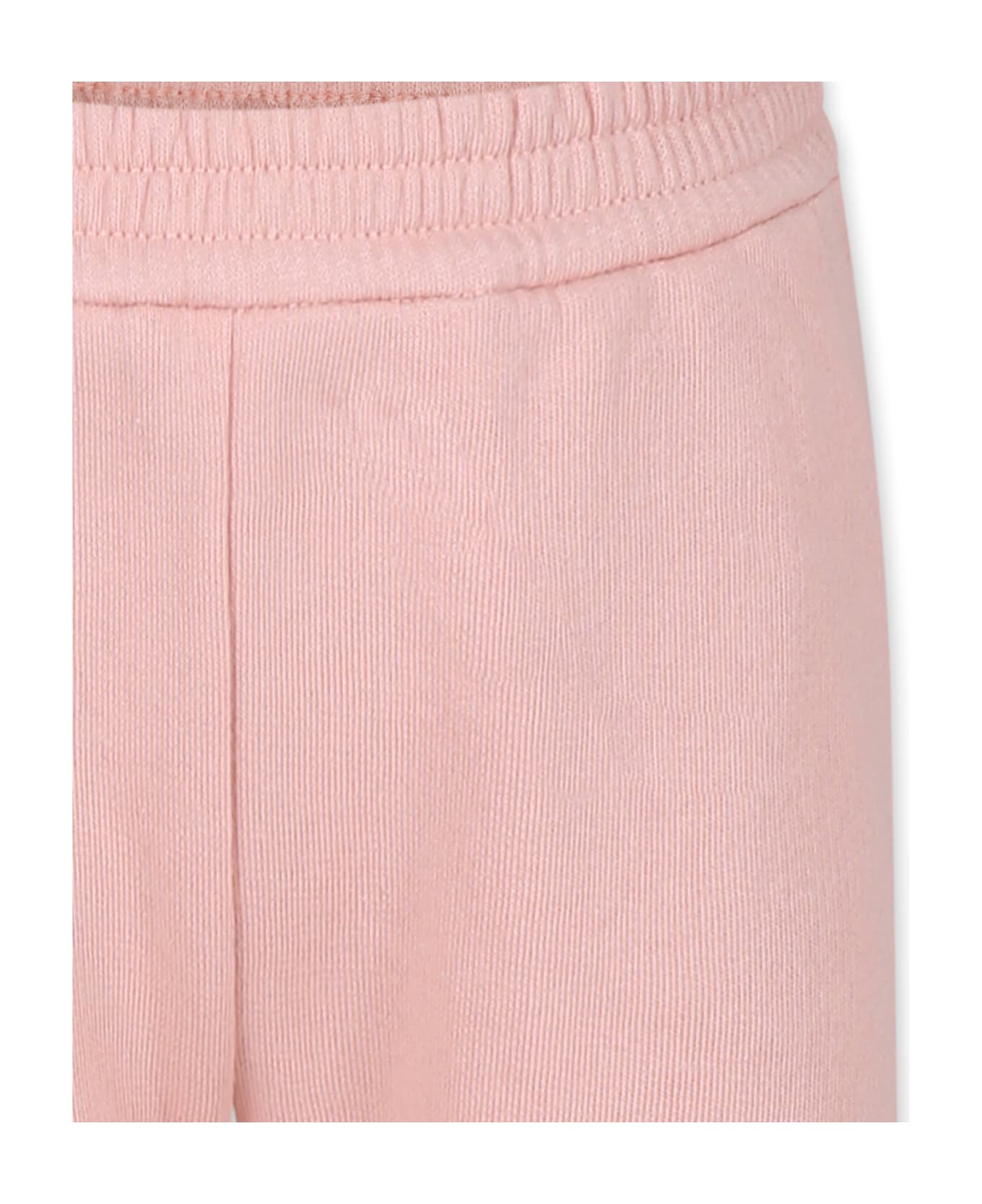 Gucci Pink Trousers For Girl With Web Detail - Pink