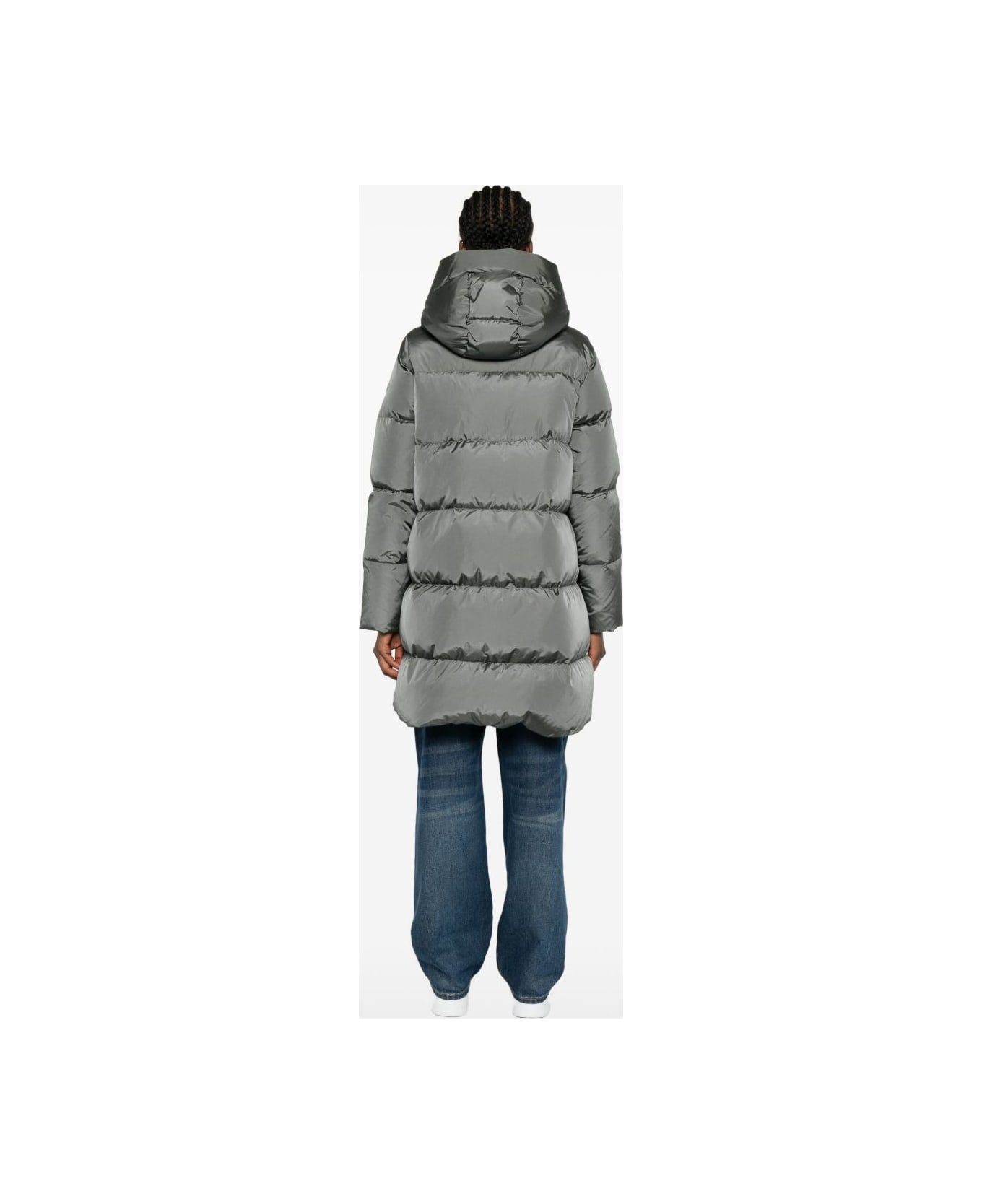 Lempelius Nev Nylon Down Jacket - Grey