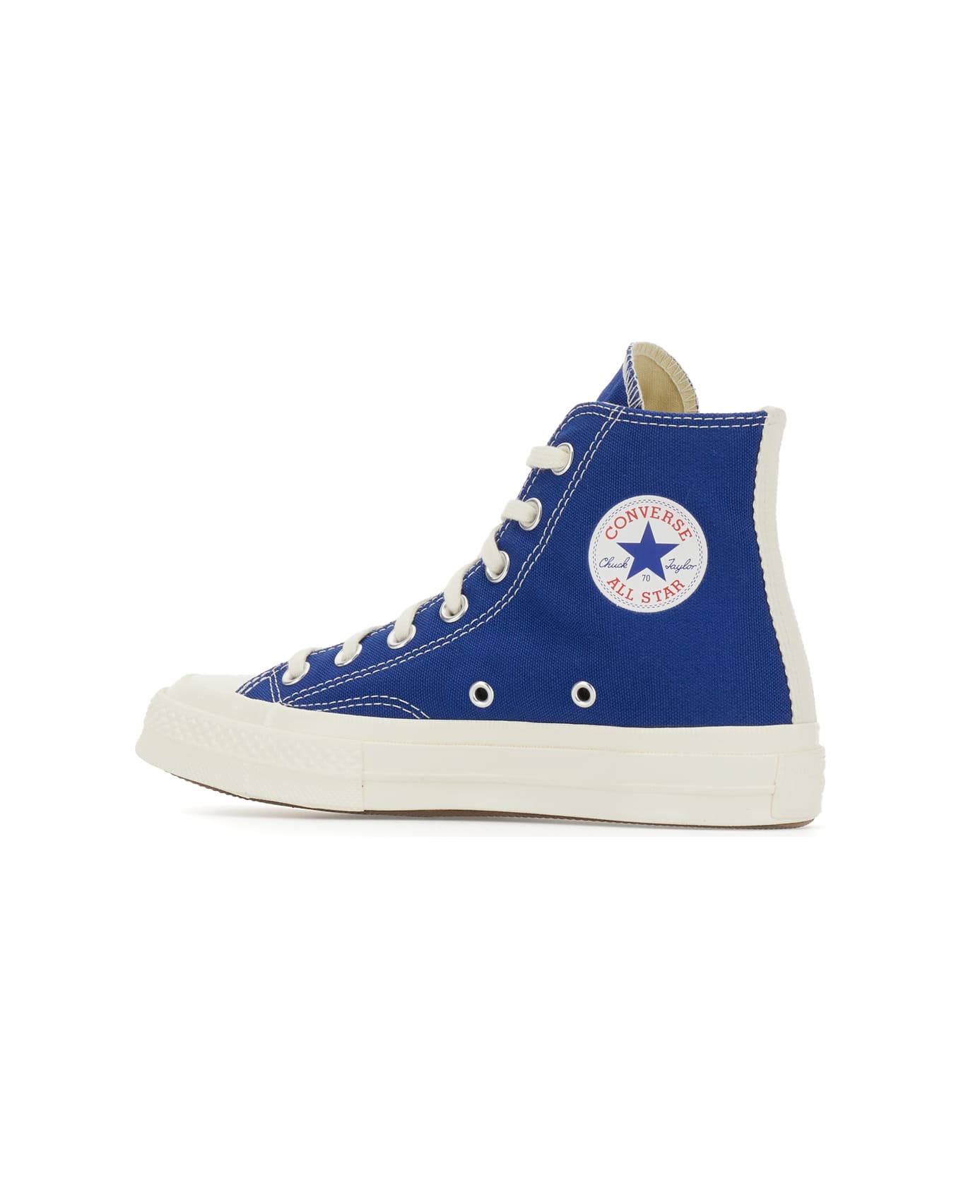 Comme des Garçons Play Blue Canvas Chuck 70 Sneakers - 2