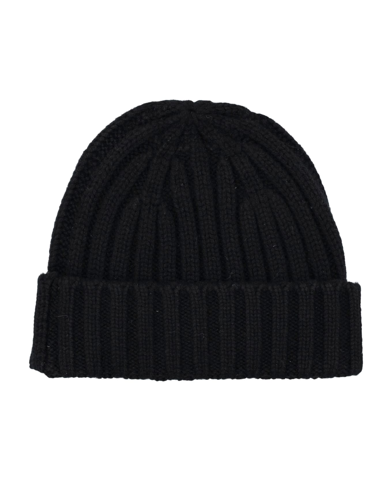 Aspesi Cashmere Beanie - BLACK 帽子
