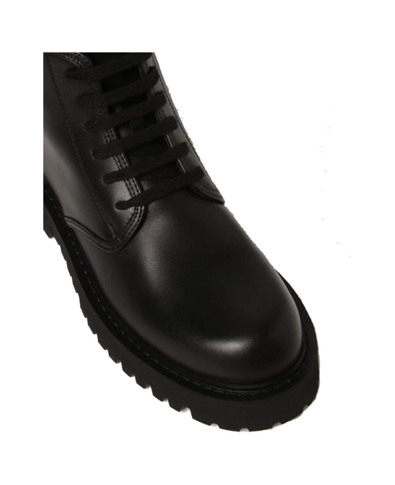Valentino Garavani Garavani Leather Ankle Boots - Black