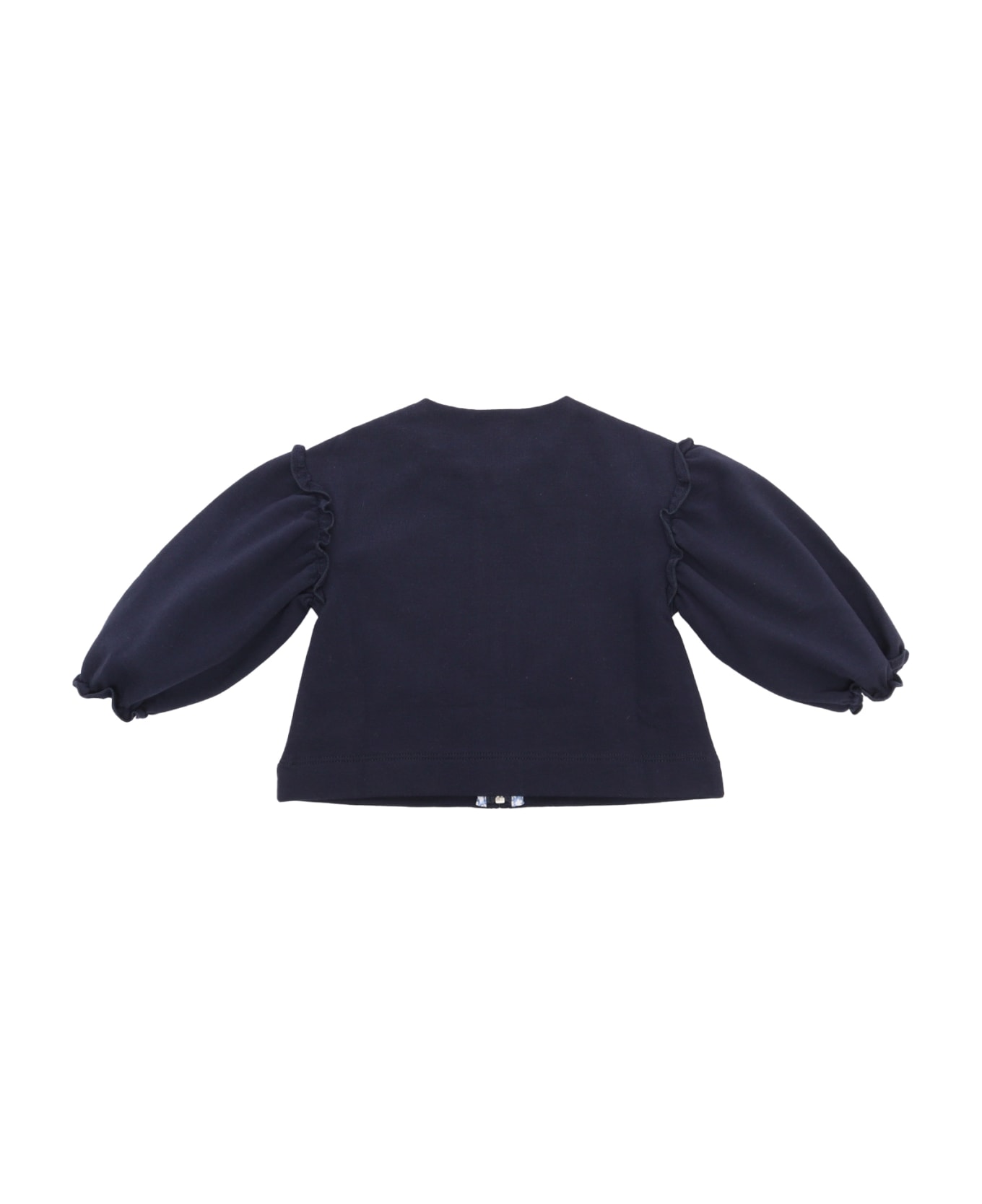 Il Gufo Blue Fleece Jacket - BLUE ニットウェア＆スウェットシャツ