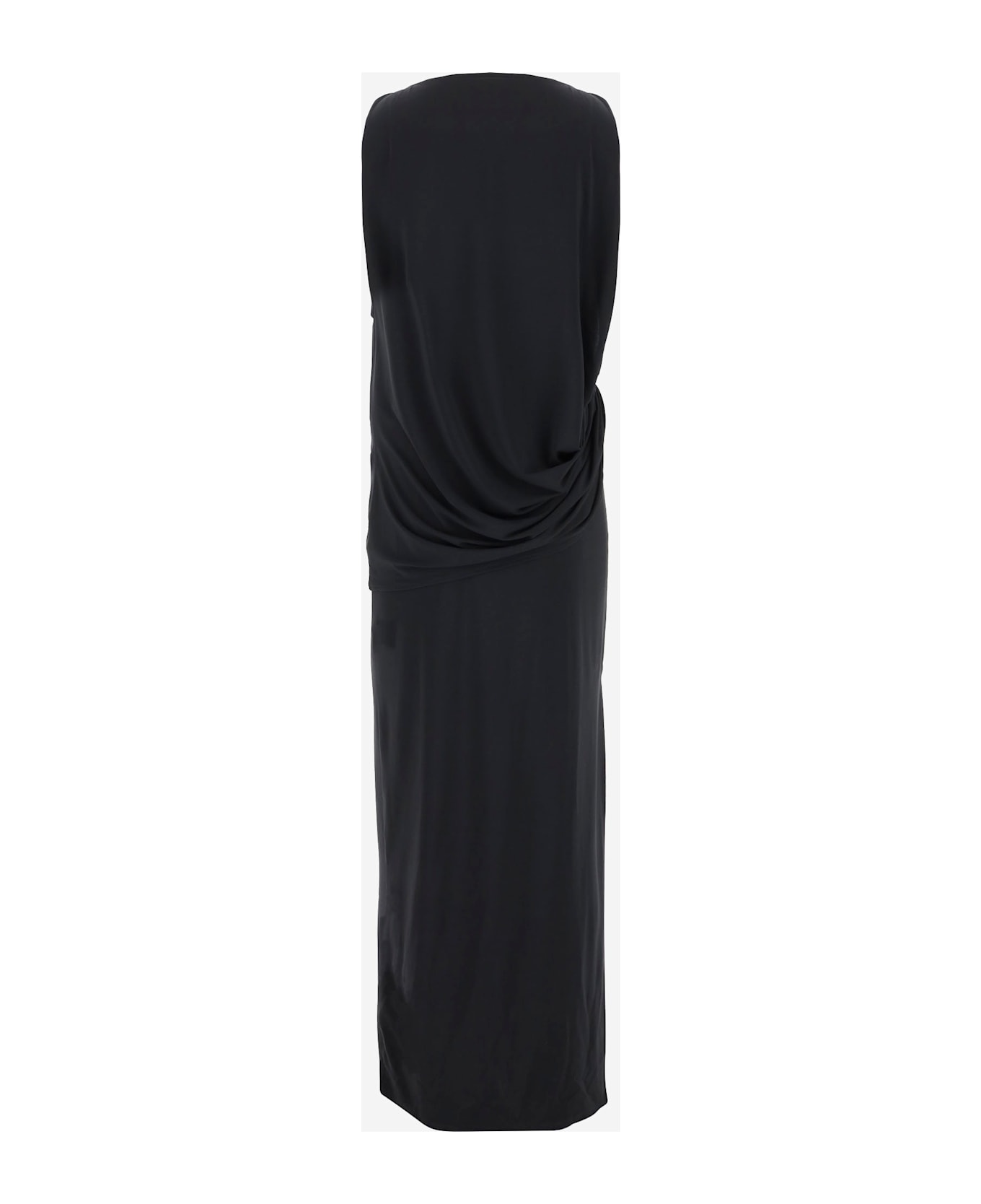 Jacquemus Long Peplo Dress - Black