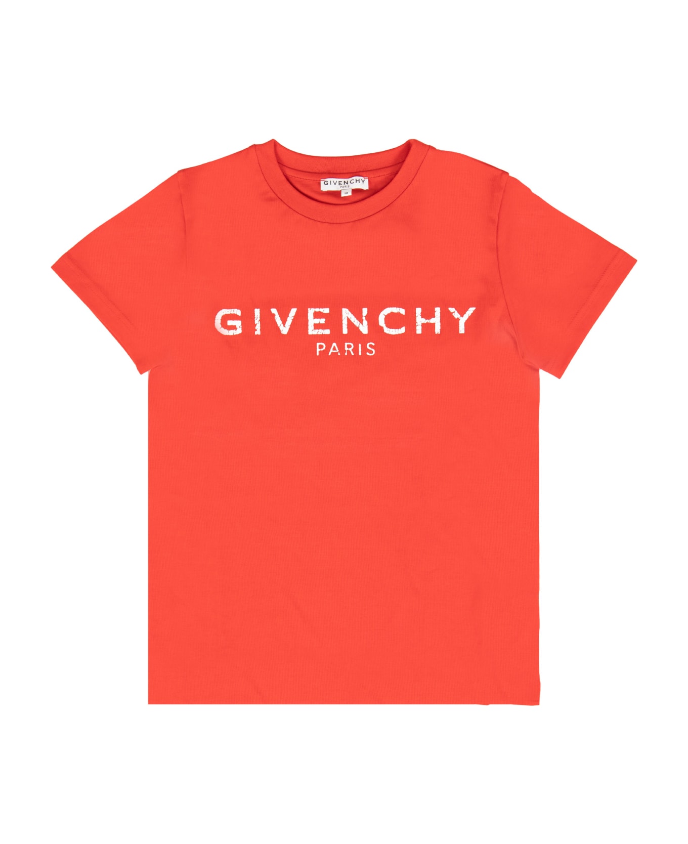 Givenchy Cotton T-shirt With Logo - Red