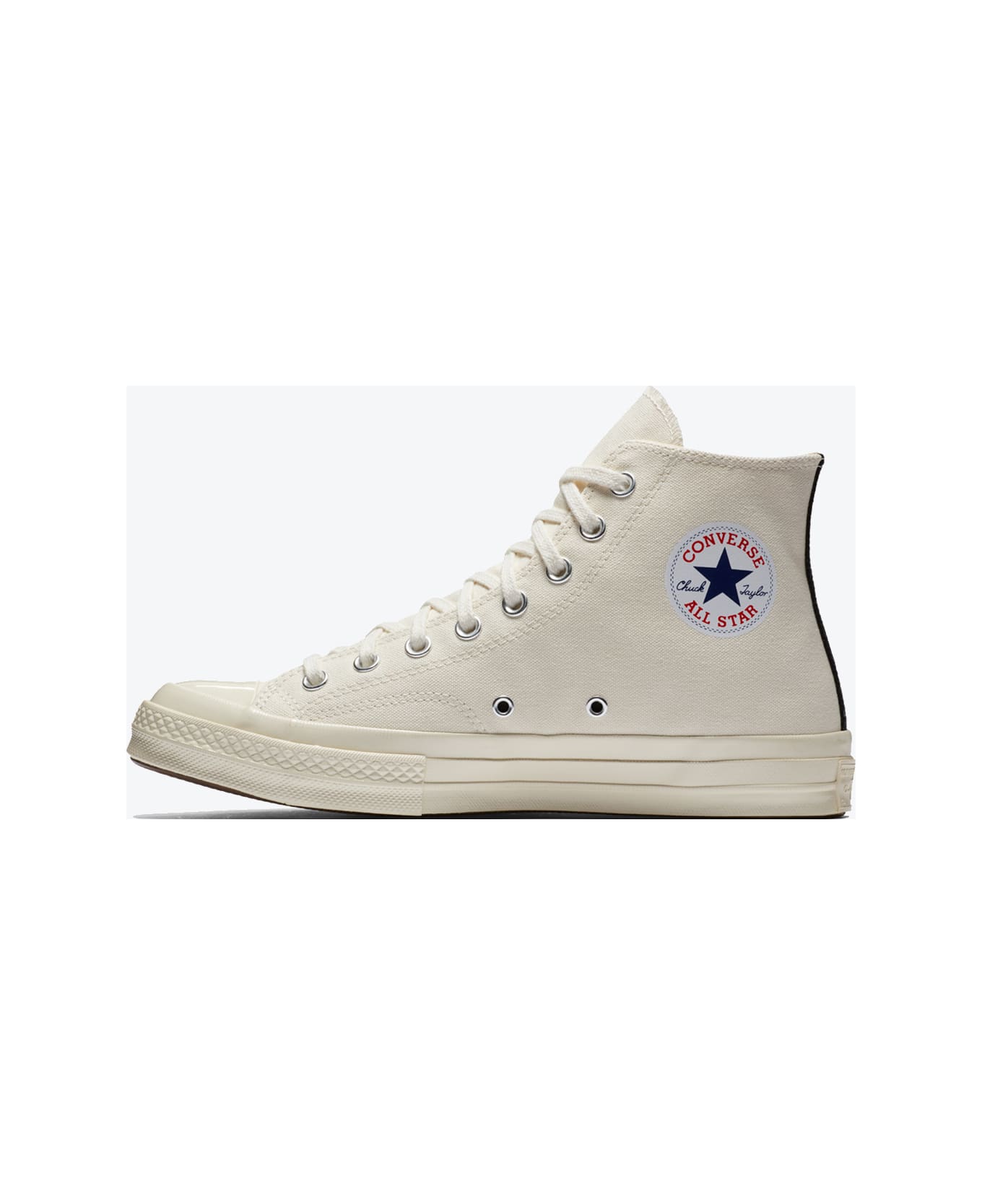 Comme des Garçons Play Sneaker Alta Con Cuore Chuck Taylor Comme Des Garcons X Converse - Beige