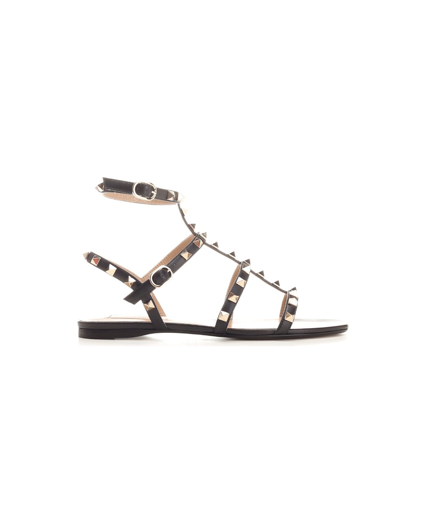 Valentino Garavani "rockstud" Gladiator Sandals - Black