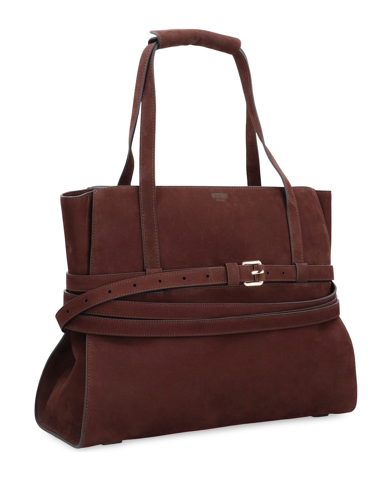 Moschino Tie Me Medium Bag - brown