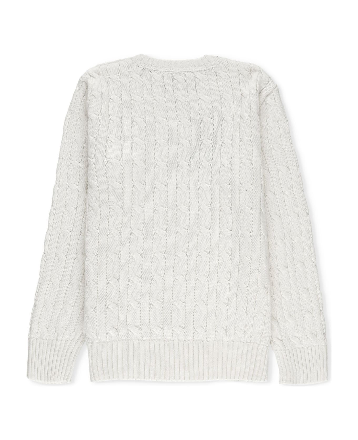 Ralph Lauren Pony Sweater - White