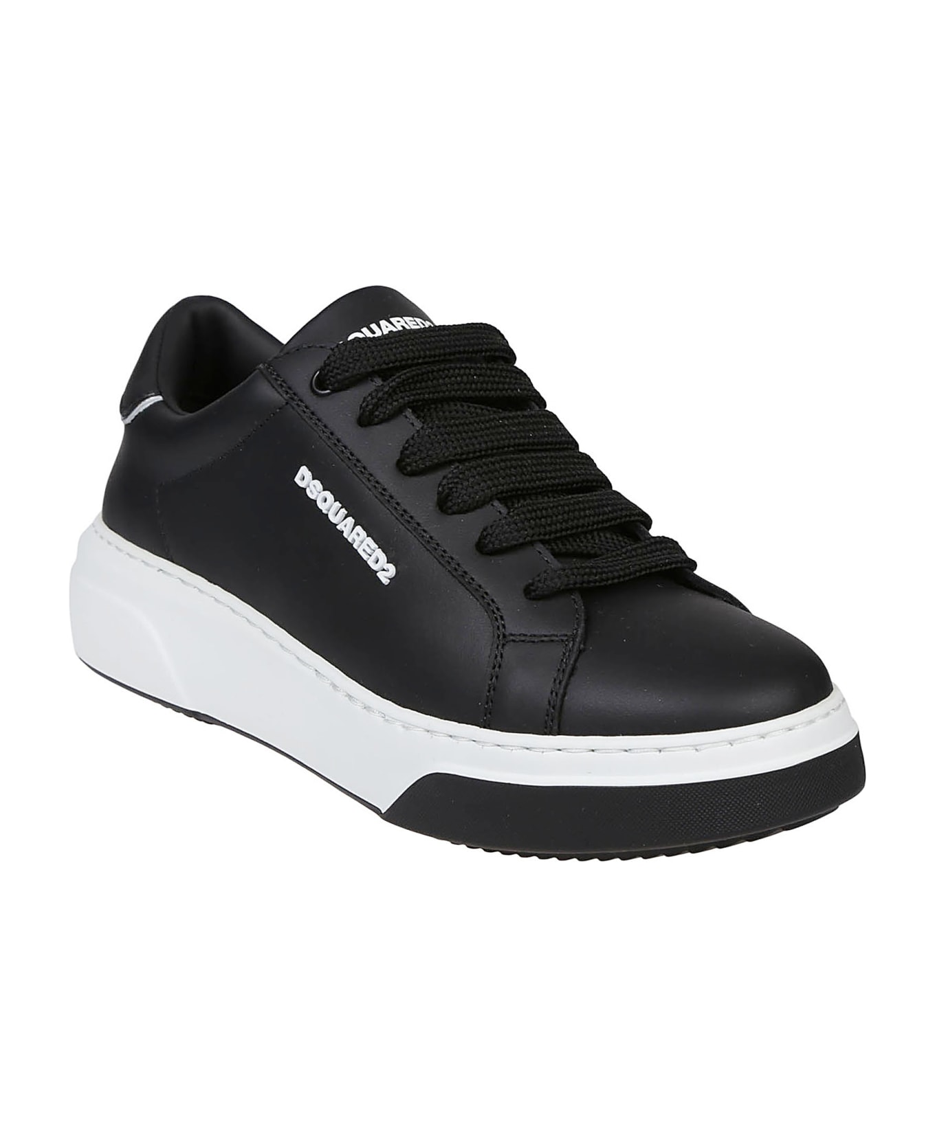 Dsquared2 Bumper Lace-up Low Top Sneakers - Nero/nero
