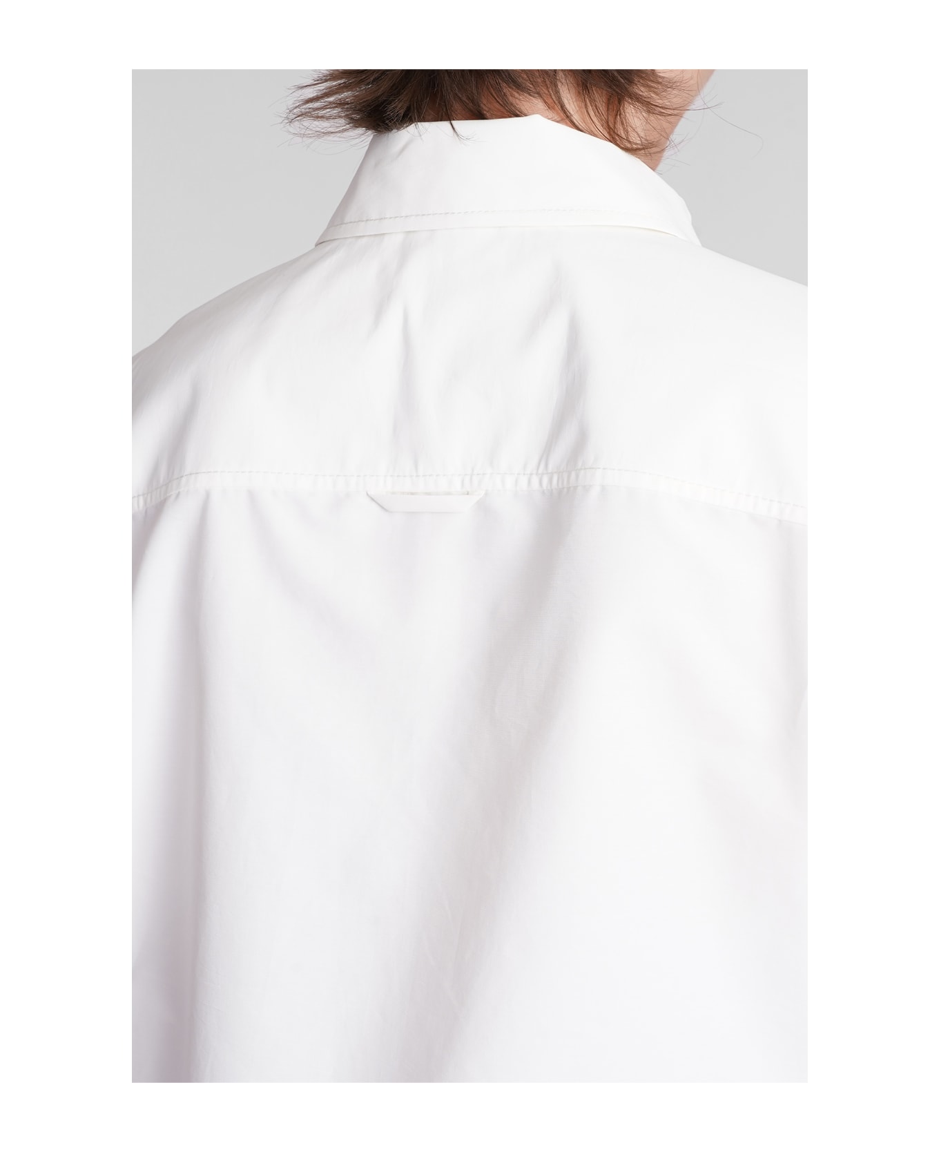 Simkhai Ryett Shirt In White Cotton - white