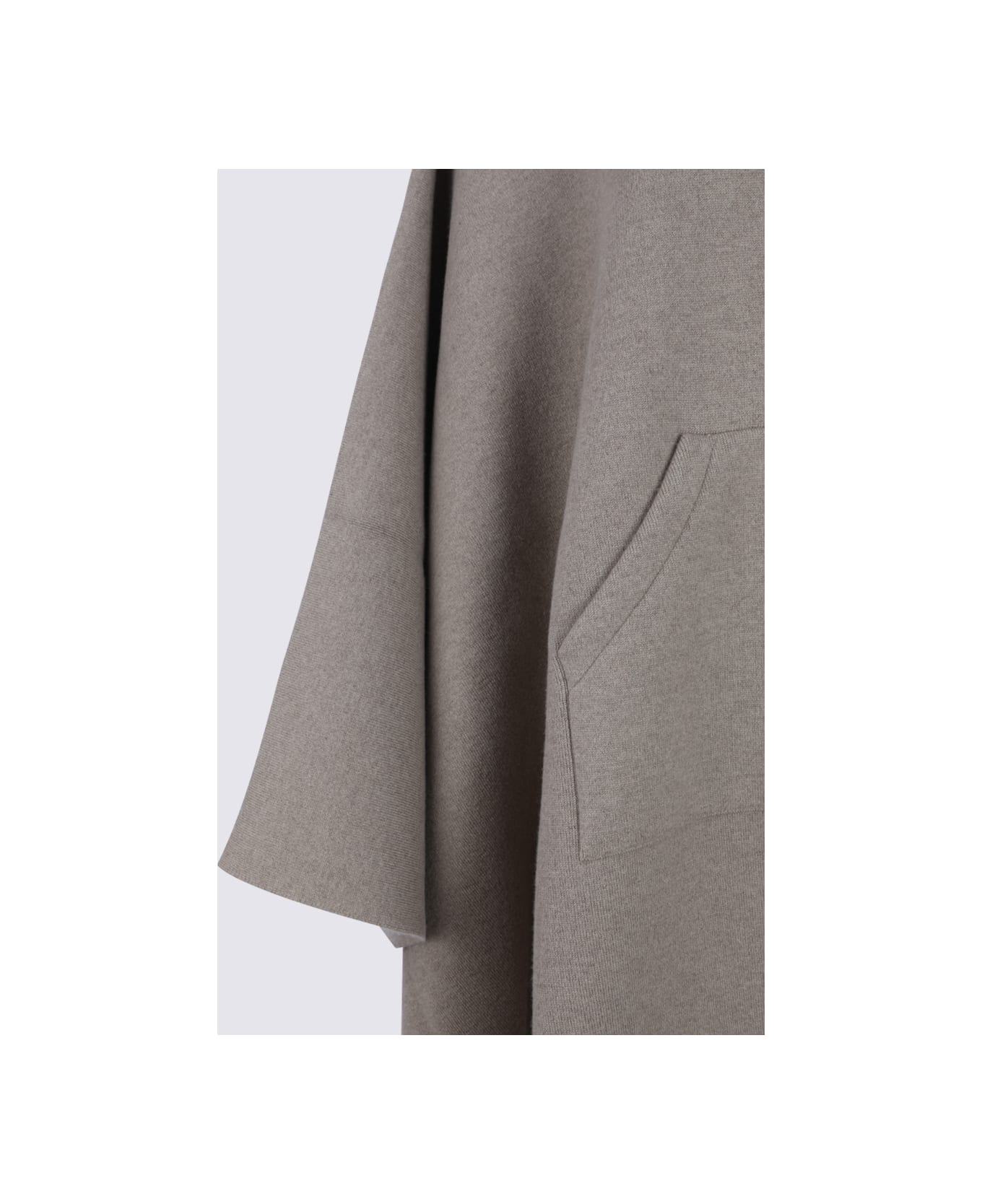Bottega Veneta Beige Cashmere Cape - Beige