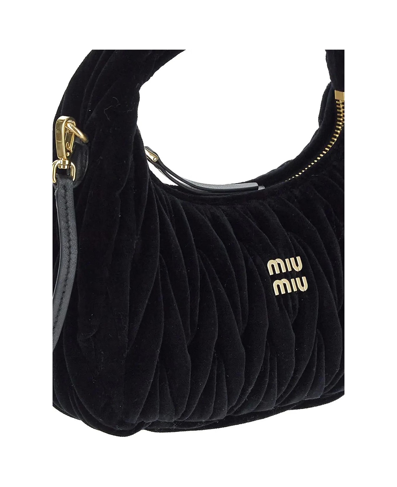 Miu Miu Hobo Bag - Black