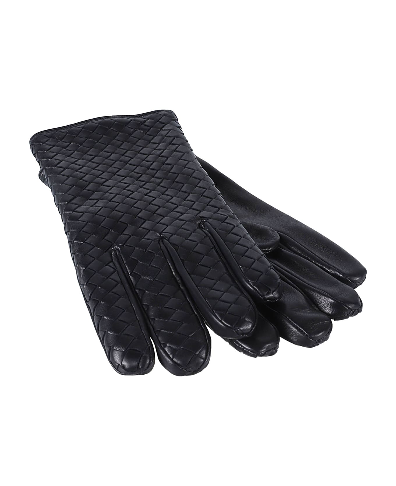 Bottega Veneta Gloves With Intreccio Motif In Smooth Leather 手袋