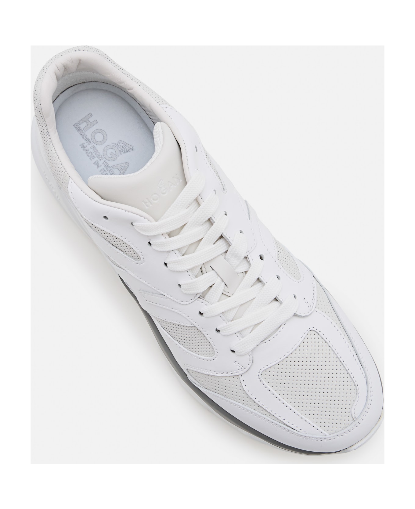 Hogan Allac Panelled Lace-up Sneakers - WHITE スニーカー