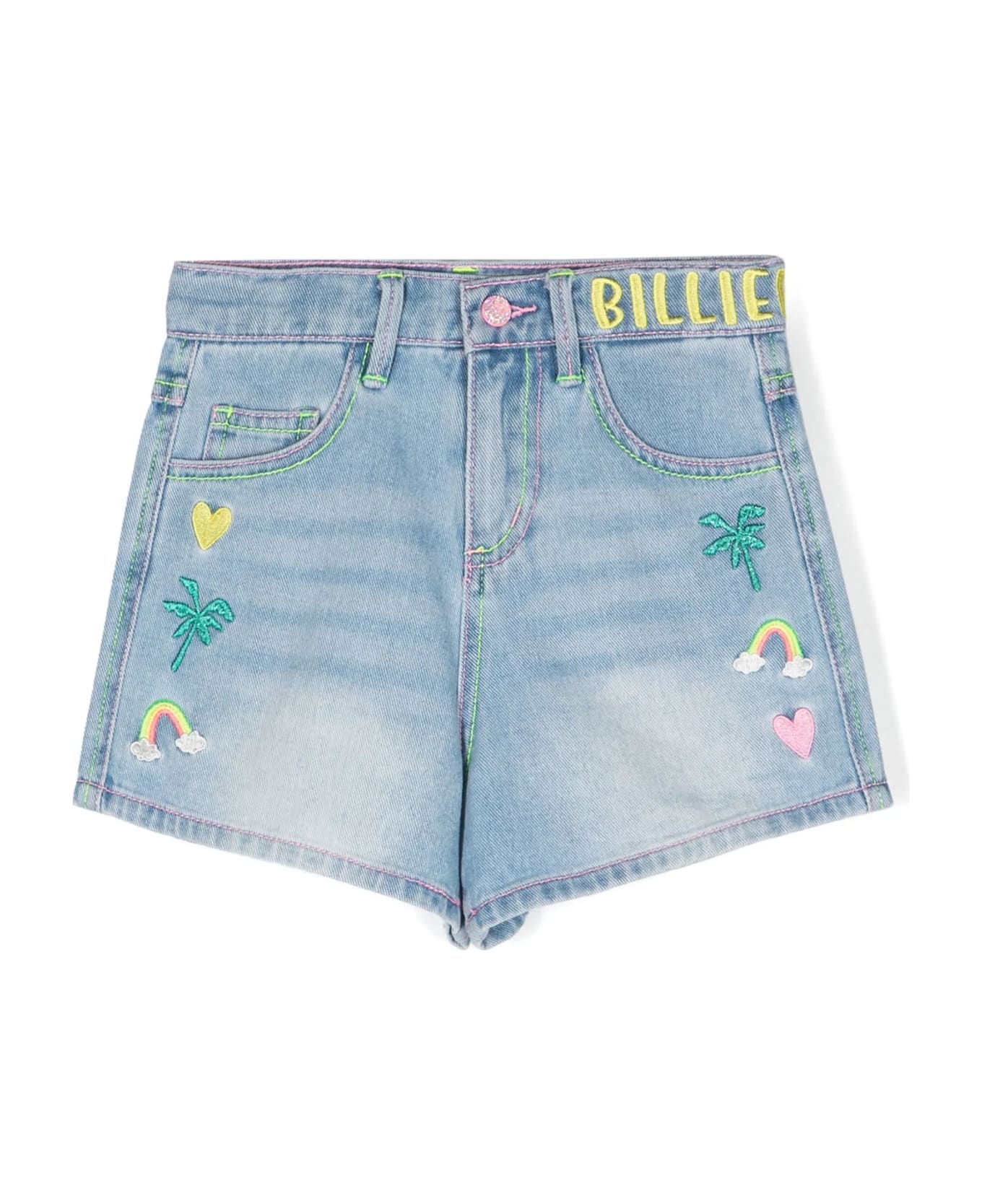 Billieblush Shorts Blue - Blue ボトムス