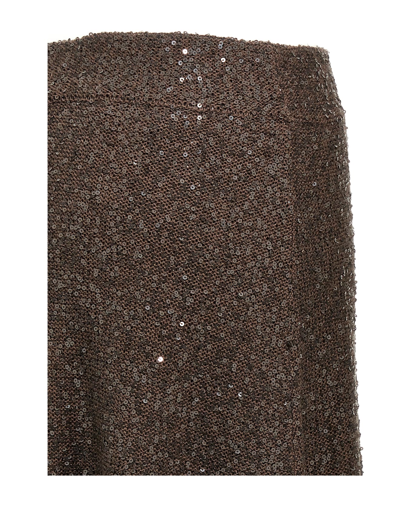 Brunello Cucinelli Texture Dazzling Skirt - Brown