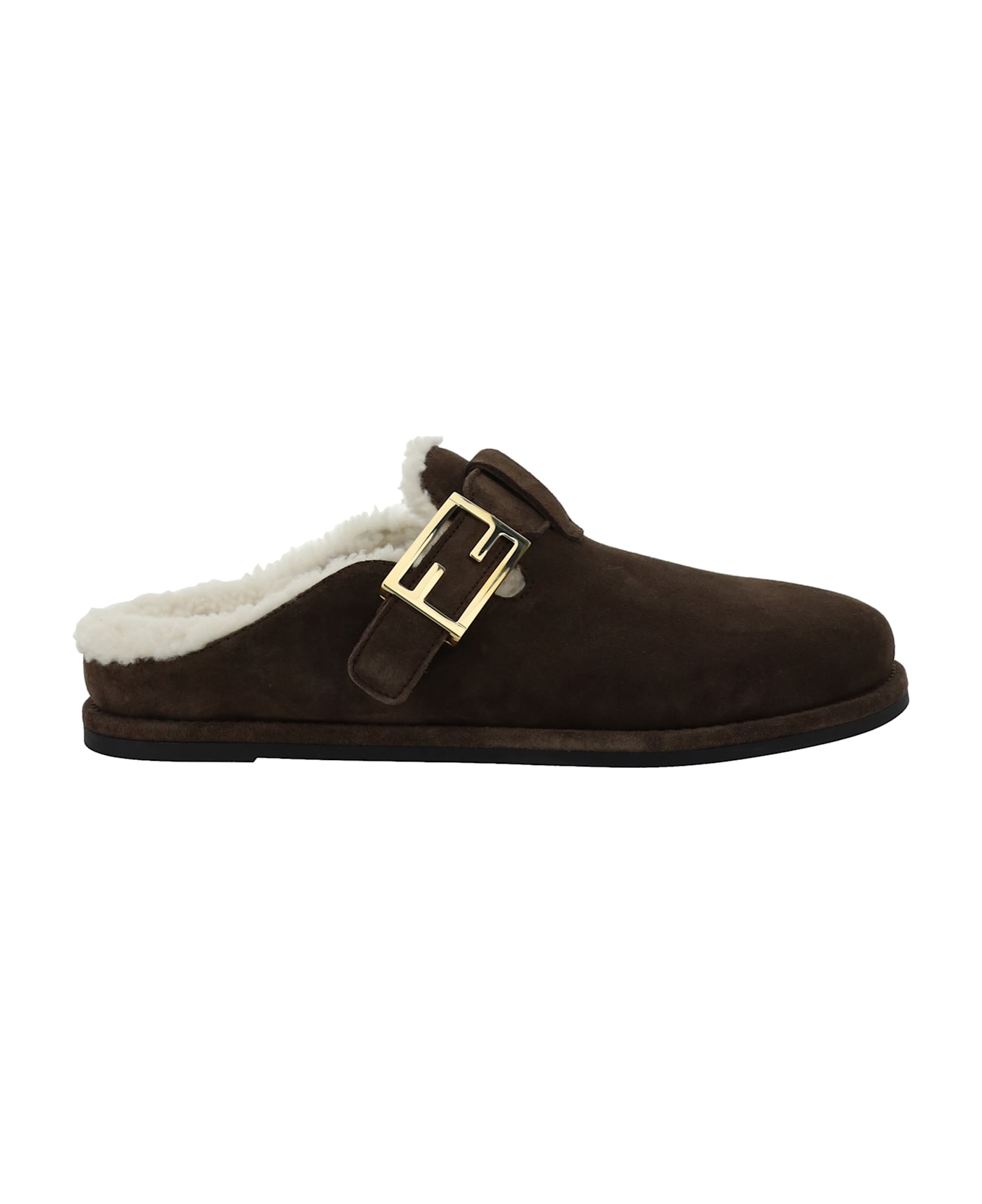 Fendi Mules - Mogano+latte