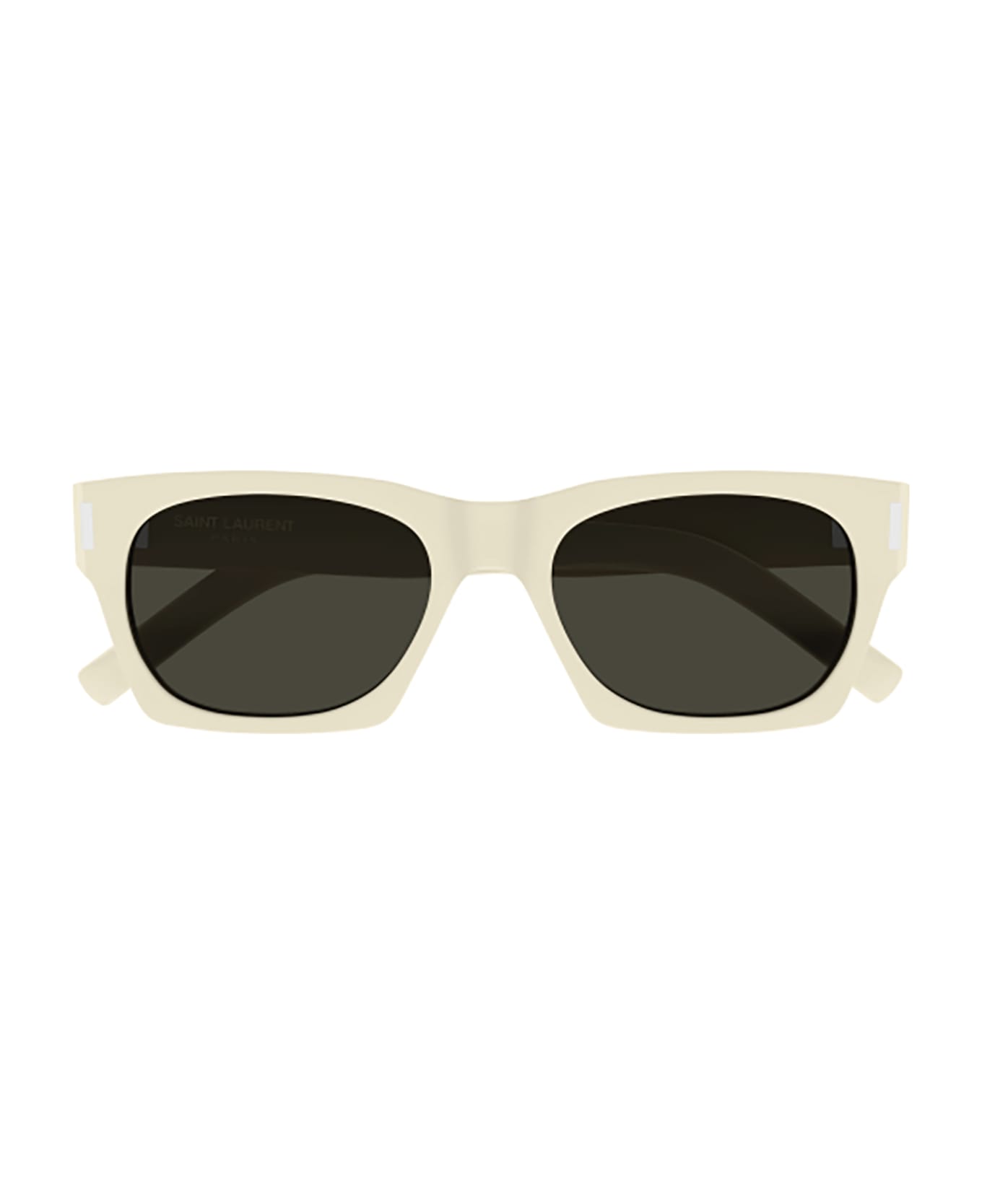 Saint Laurent Eyewear SL 402 Sunglasses - Ivory Ivory Grey