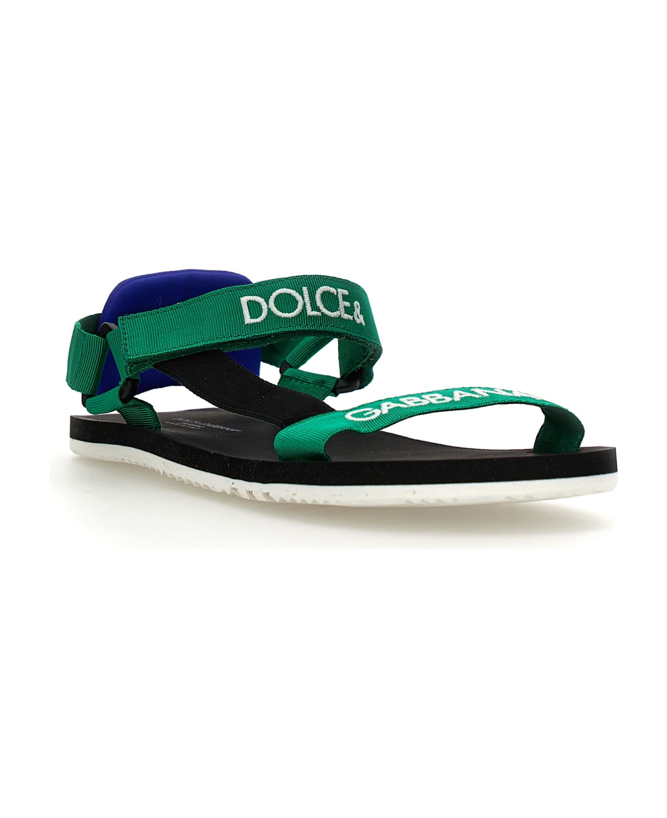 Dolce & Gabbana Logo Sandals - Green