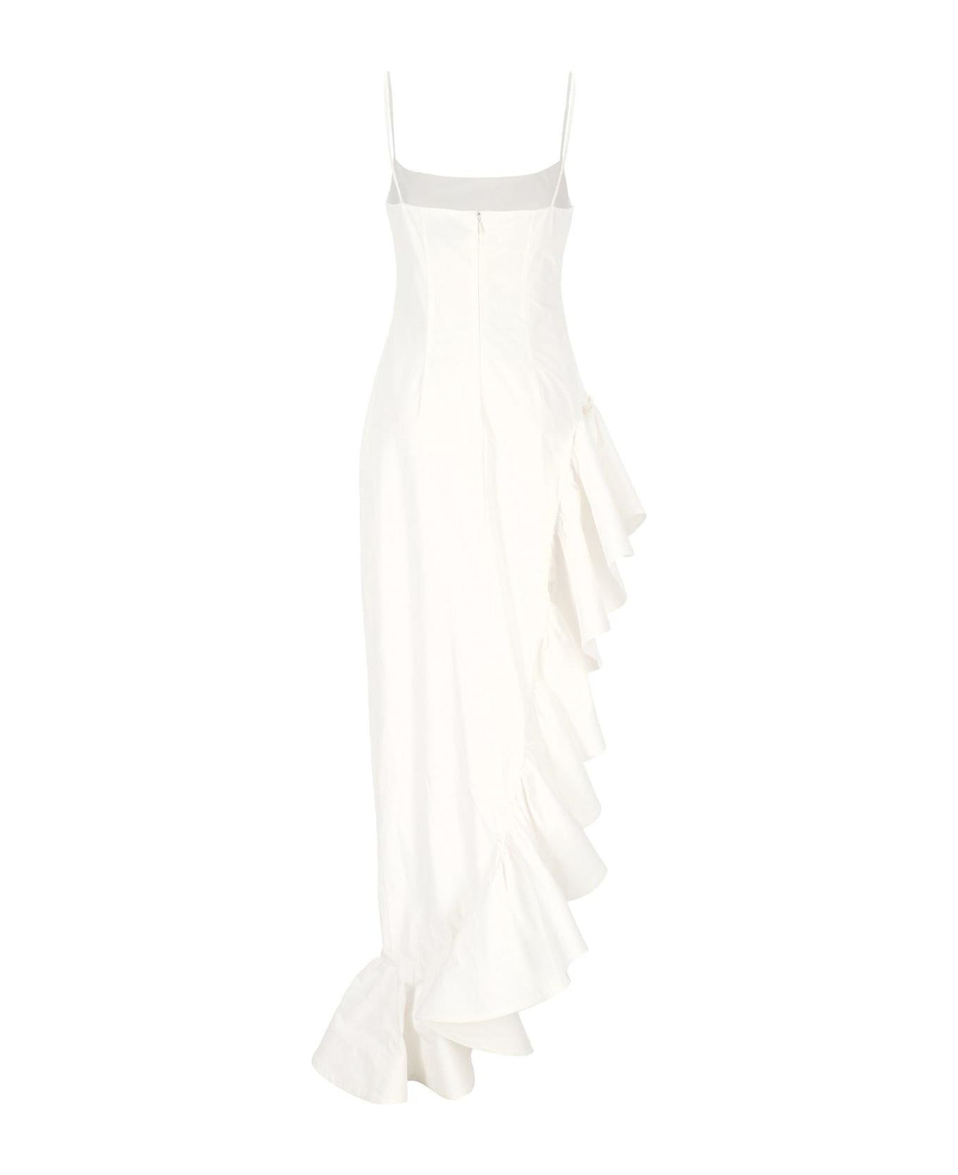 Giuseppe di Morabito Ruffled Maxi Dress - White