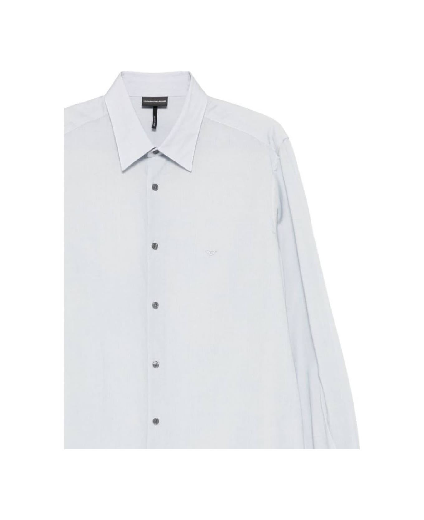 Emporio Armani Button-down Shirt - Clear Blue