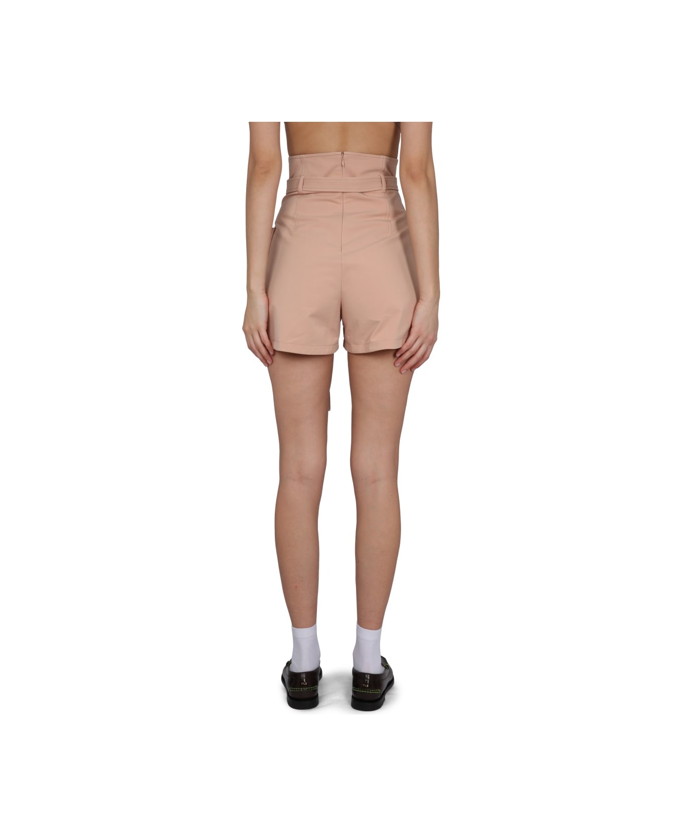 Philosophy di Lorenzo Serafini Shorts With Belt - PINK