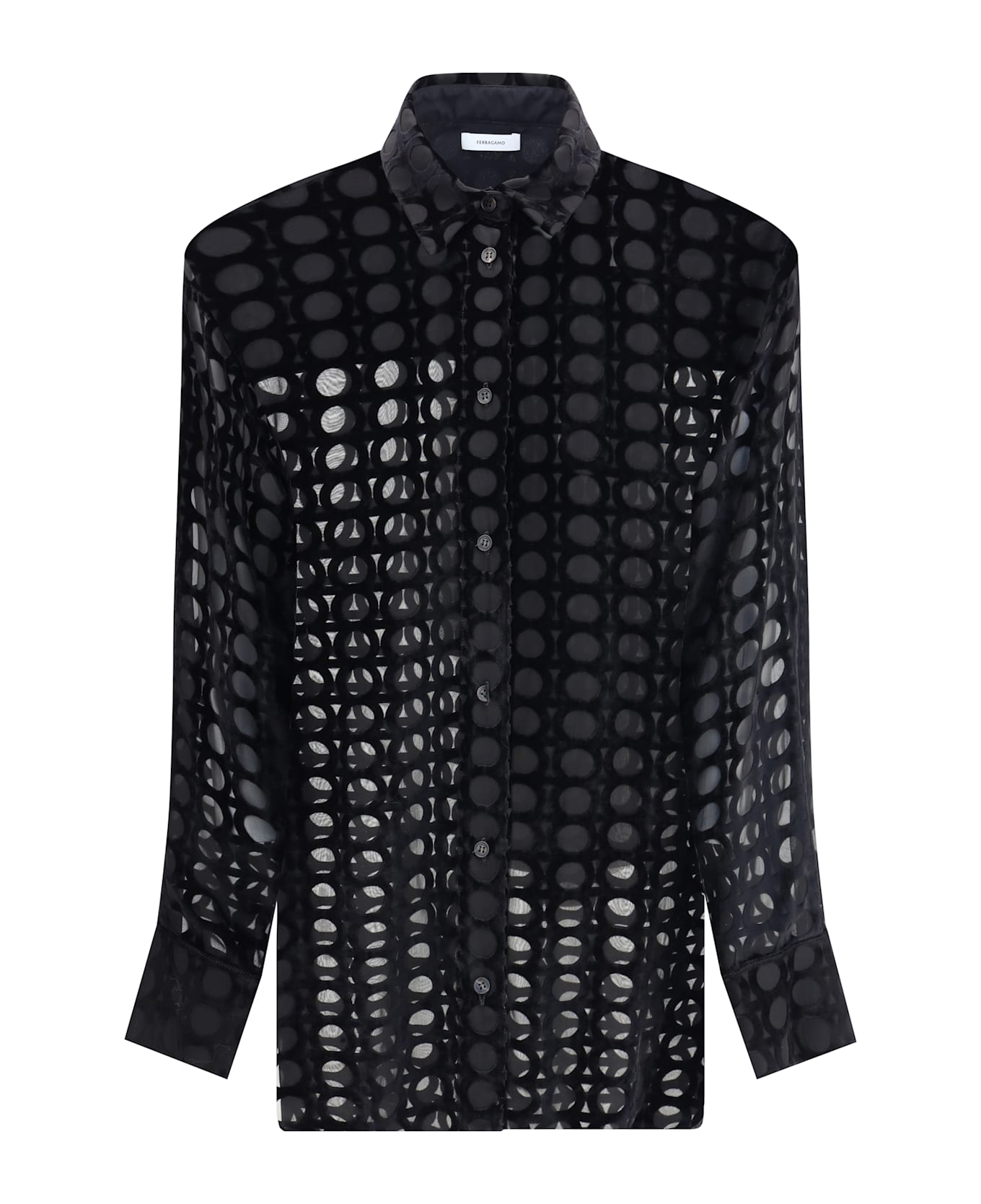 Ferragamo Velvet Devoré Shirt
