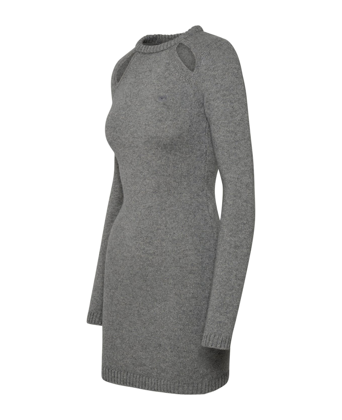Chiara Ferragni Gray Cashmere Blend Dress - Grey