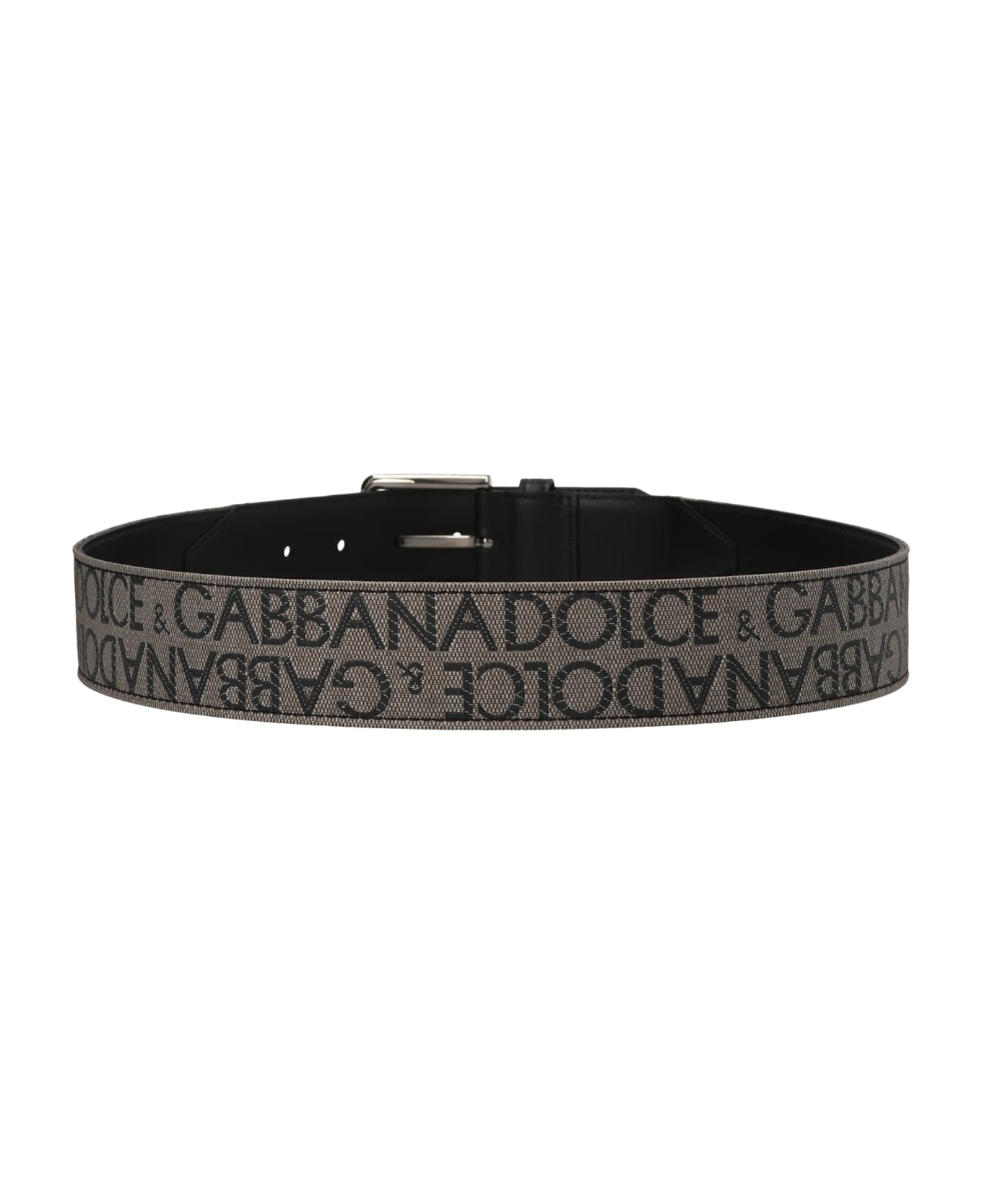 Dolce & Gabbana Belt With Logo - Beige