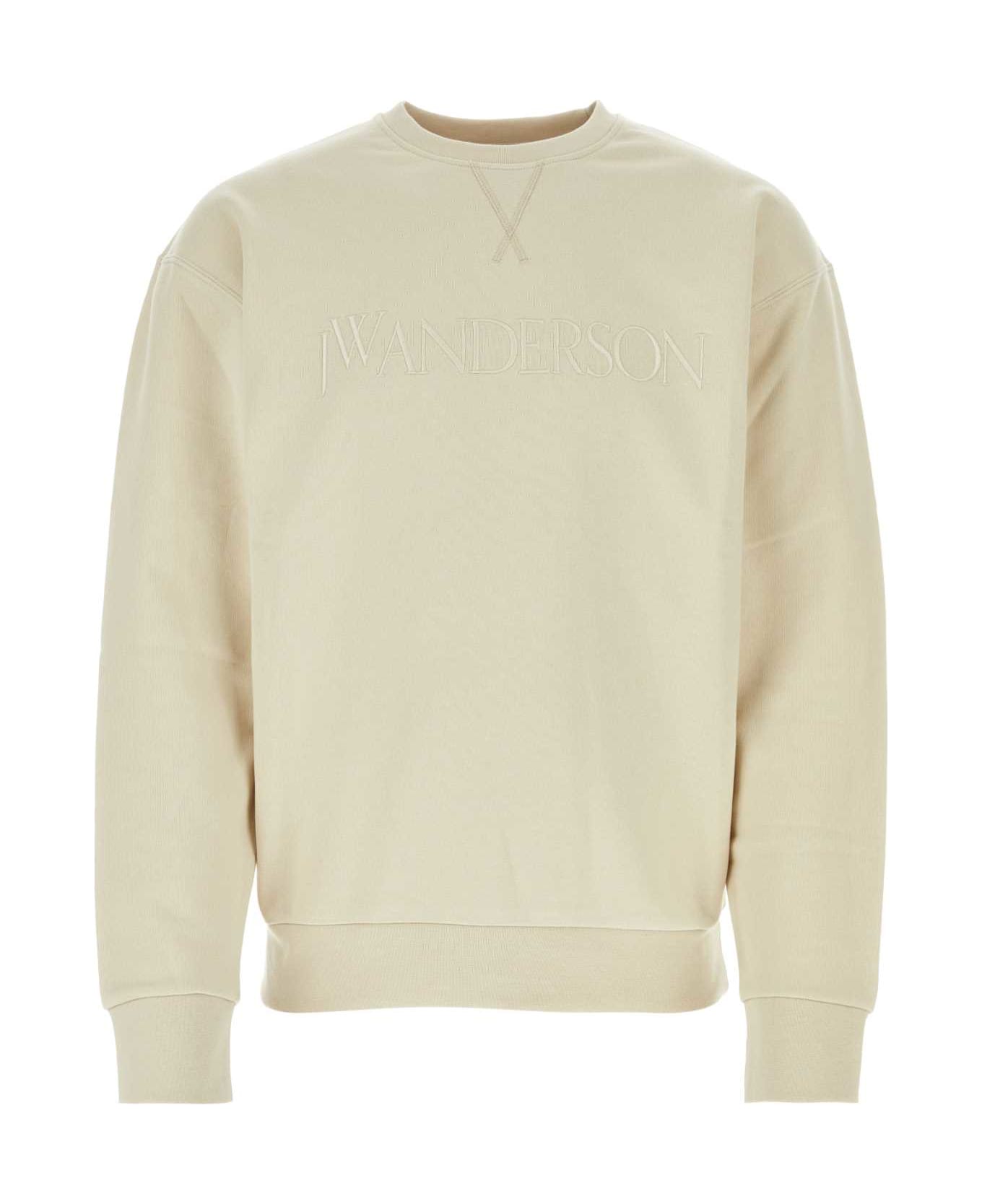 J.W. Anderson Sand Cotton Sweatshirt - BEIGE