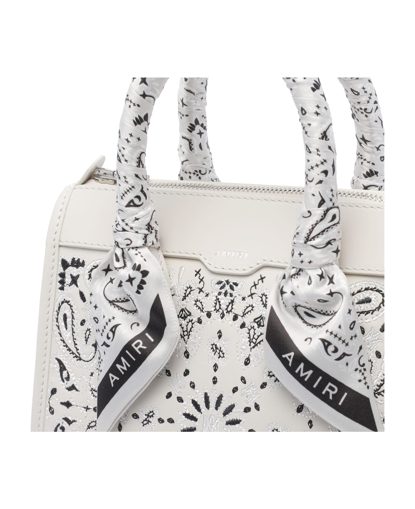 AMIRI Micro Bandana Triangle Handbag - White