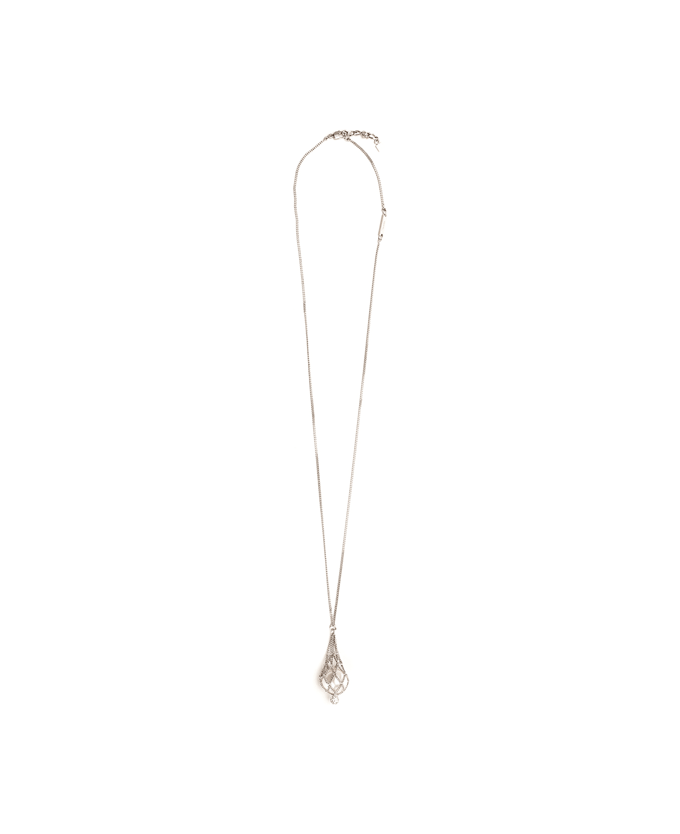 Givenchy Pearling Long Necklace - Silver