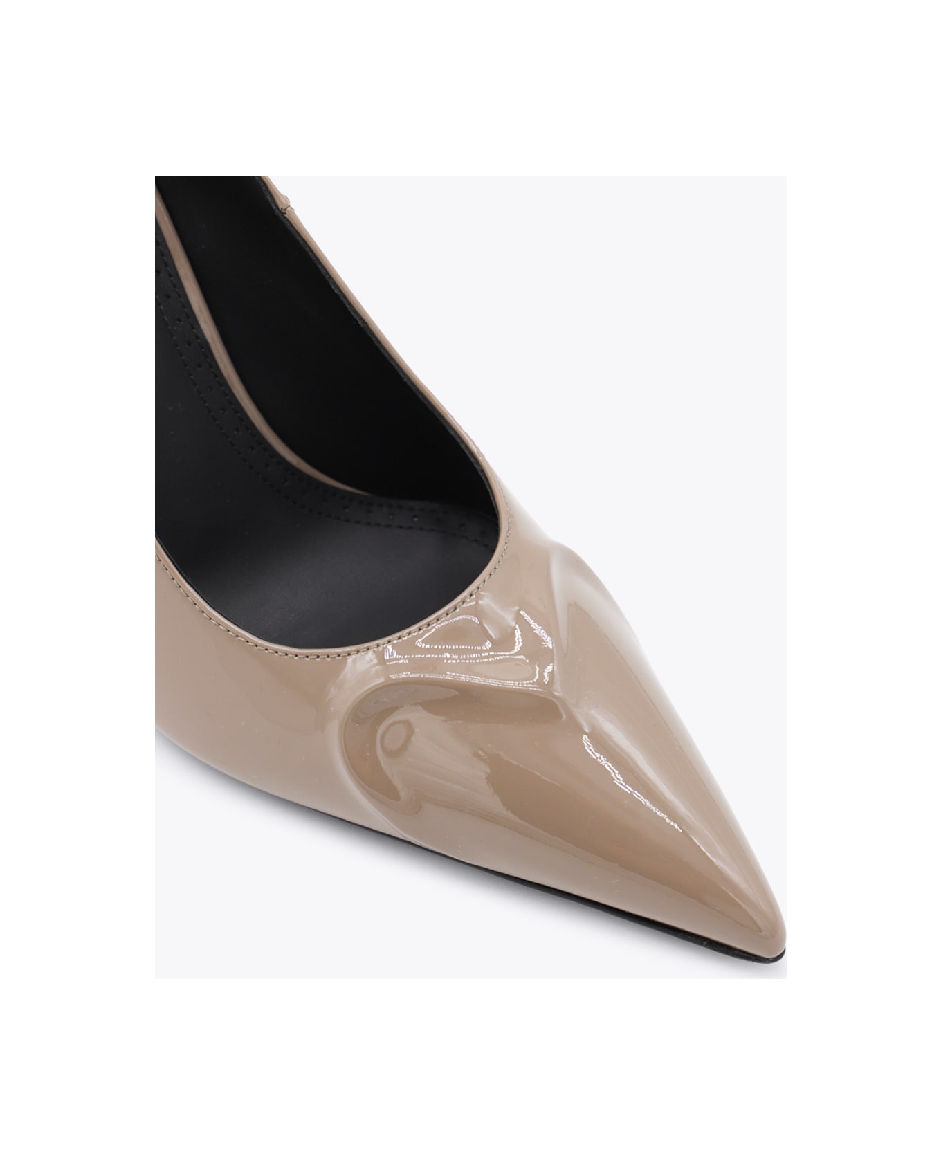 Alaia Beige Leather Pumps - TOURTERELLE
