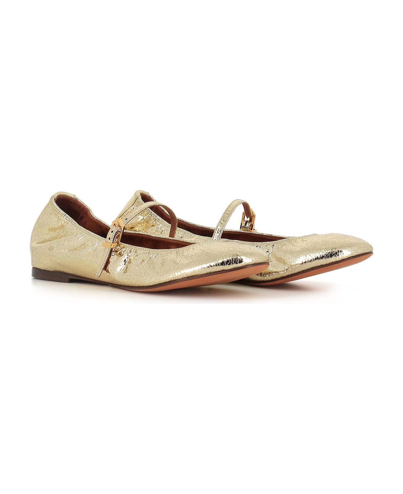 Lanvin Ballerina Mary Jane - Gold