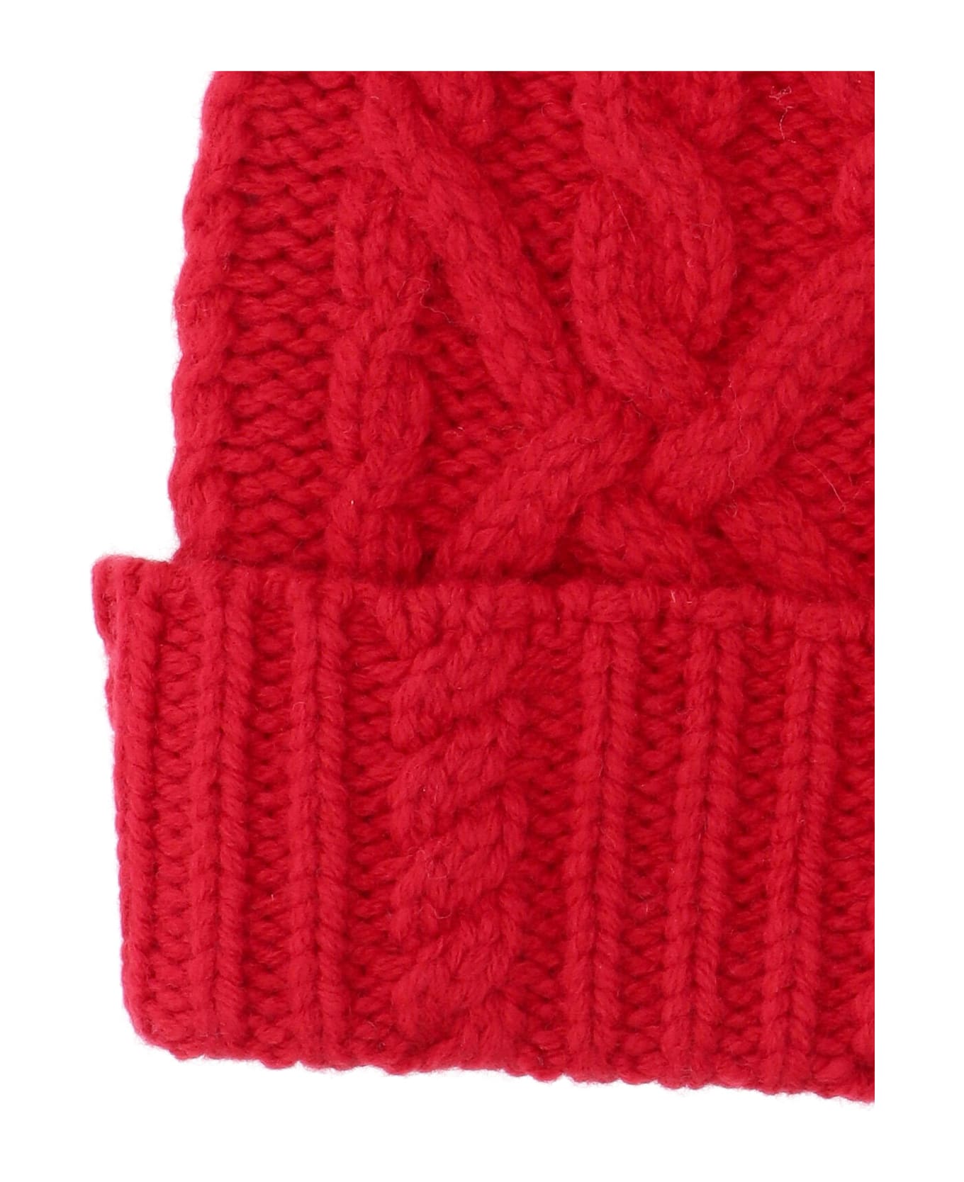 Aspesi Wool Beanie - Red