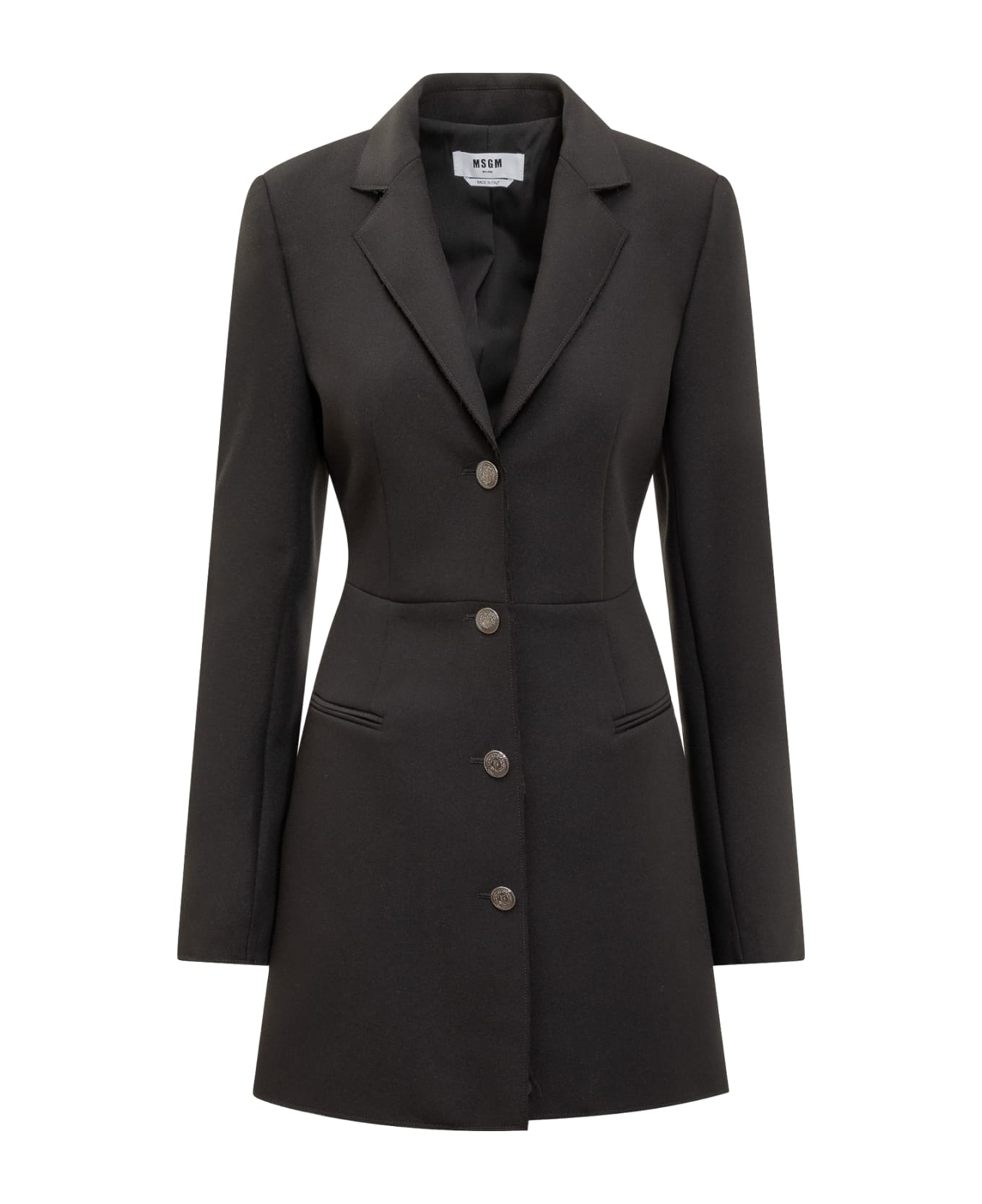 MSGM Single-breasted Coat - Black コート