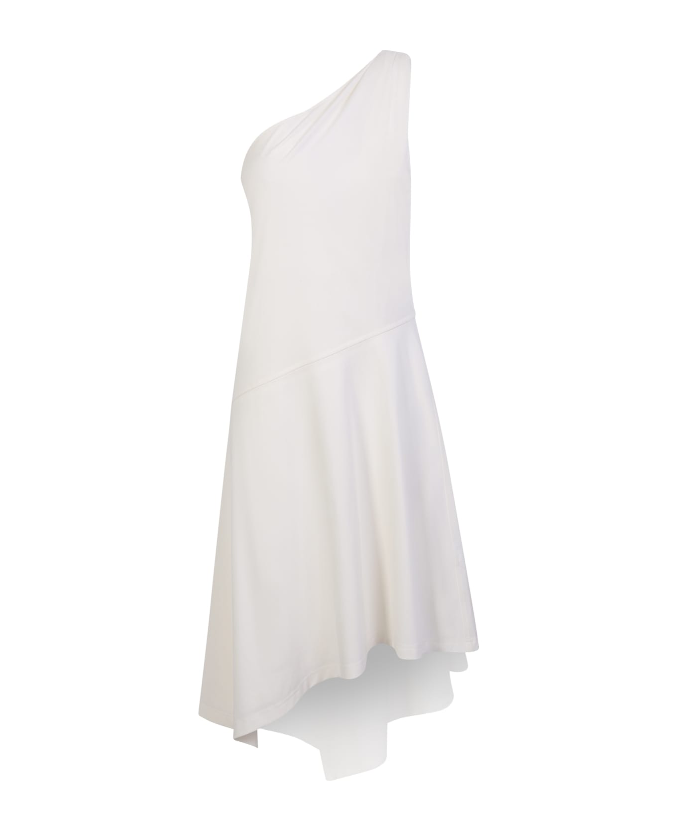 J.W. Anderson Ivory Stretch Viscose Blend Dress - 001