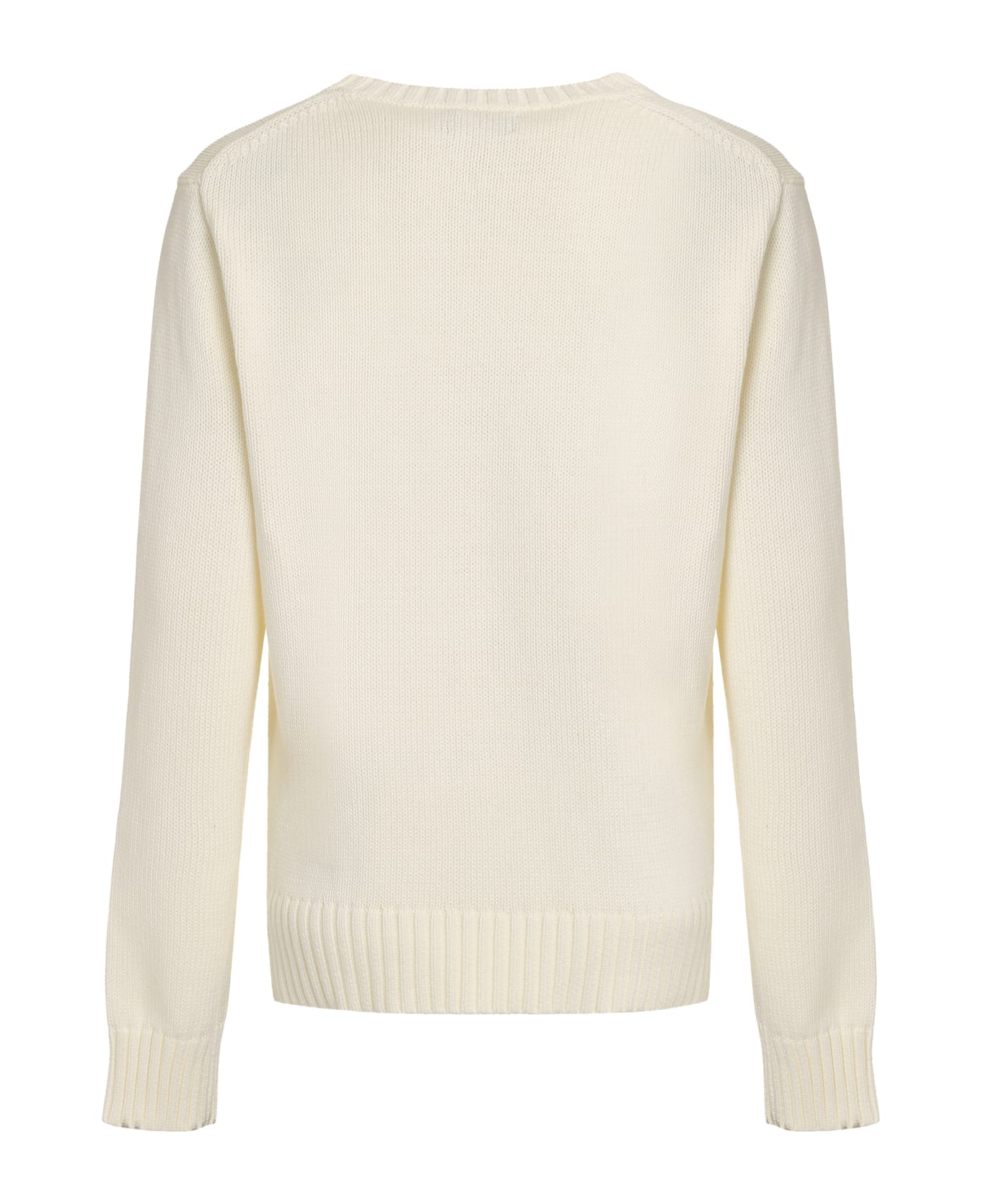 Polo Ralph Lauren Cotton Crew-neck Sweater - Ivory