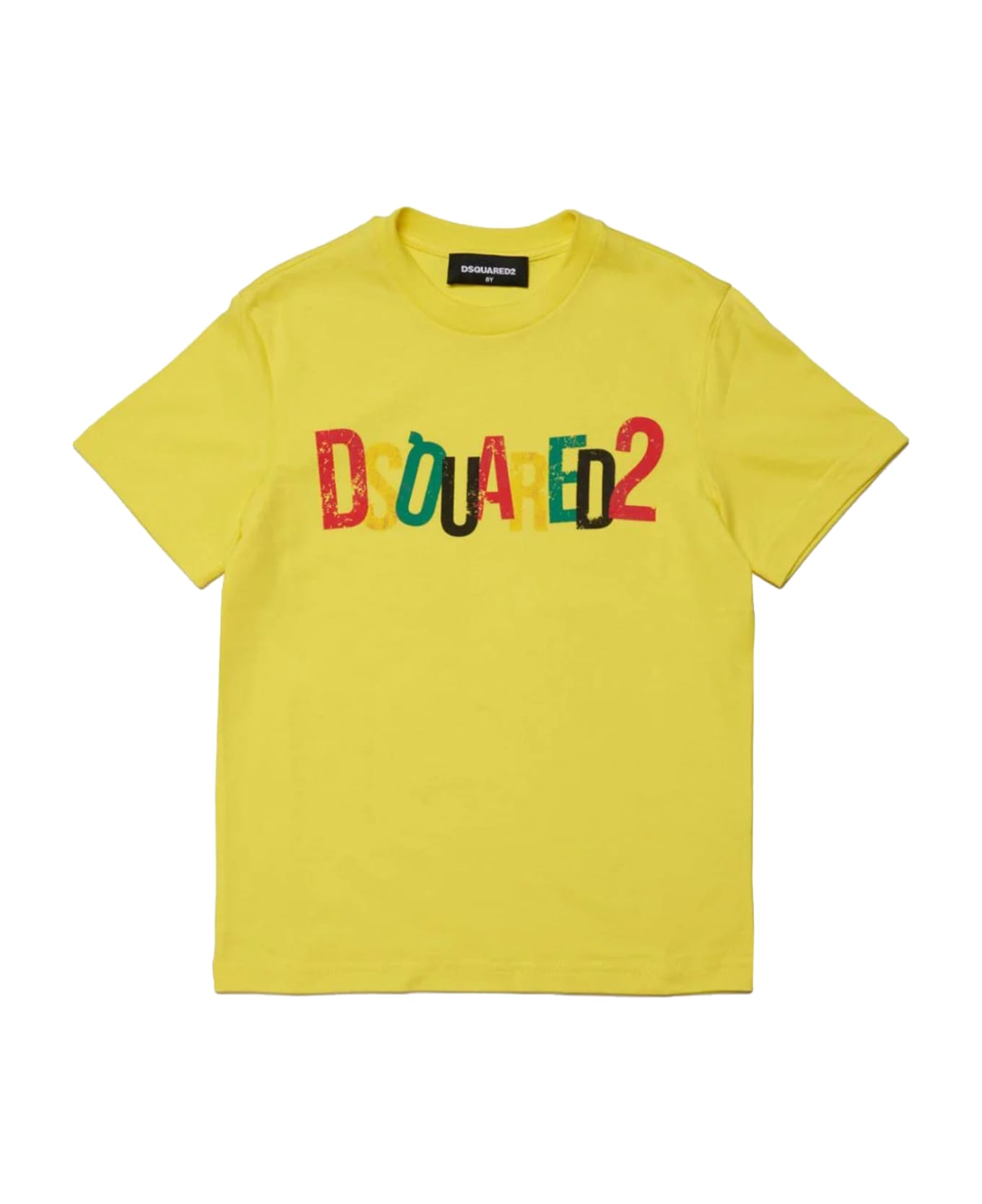 Dsquared2 Cotton T-shirt - Yellow Tシャツ＆ポロシャツ