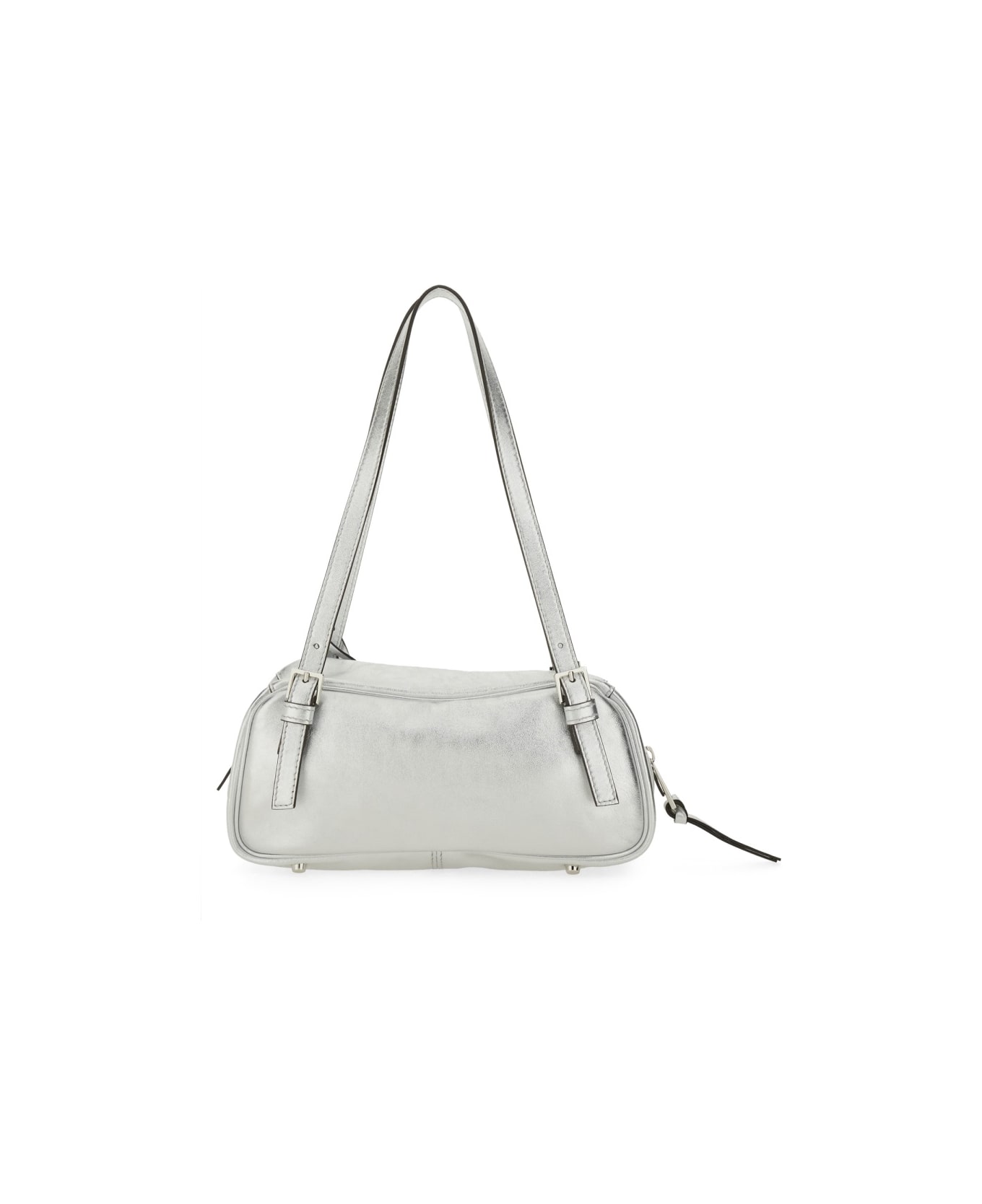 Versace Shoulder Bag "bowling Tag" - SILVER