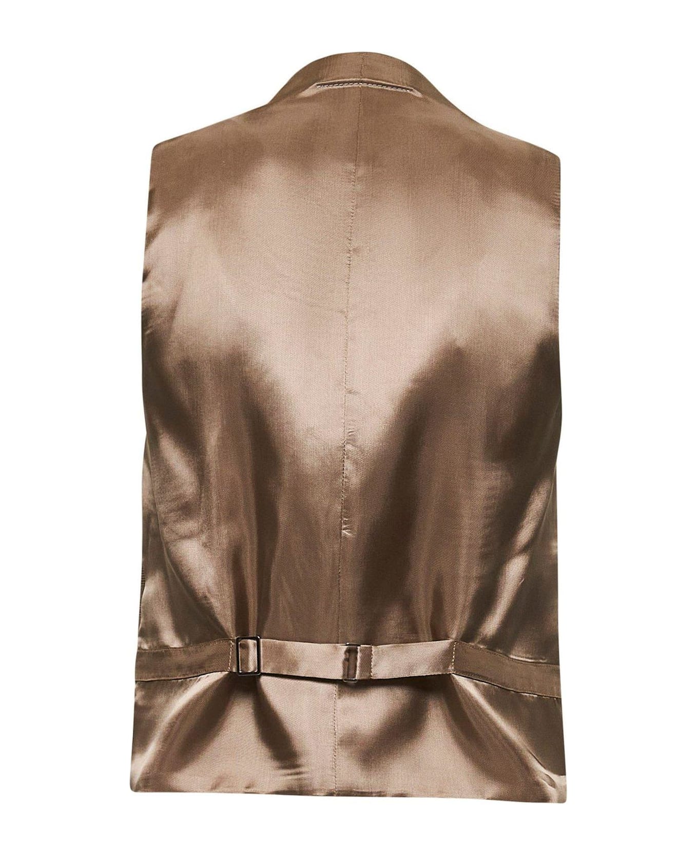 MM6 Maison Margiela V-neck Panelled Vest - White