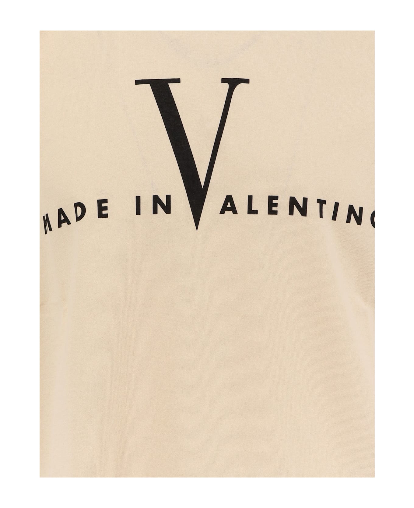 Valentino Cotton T-shirt - BURRO NERO