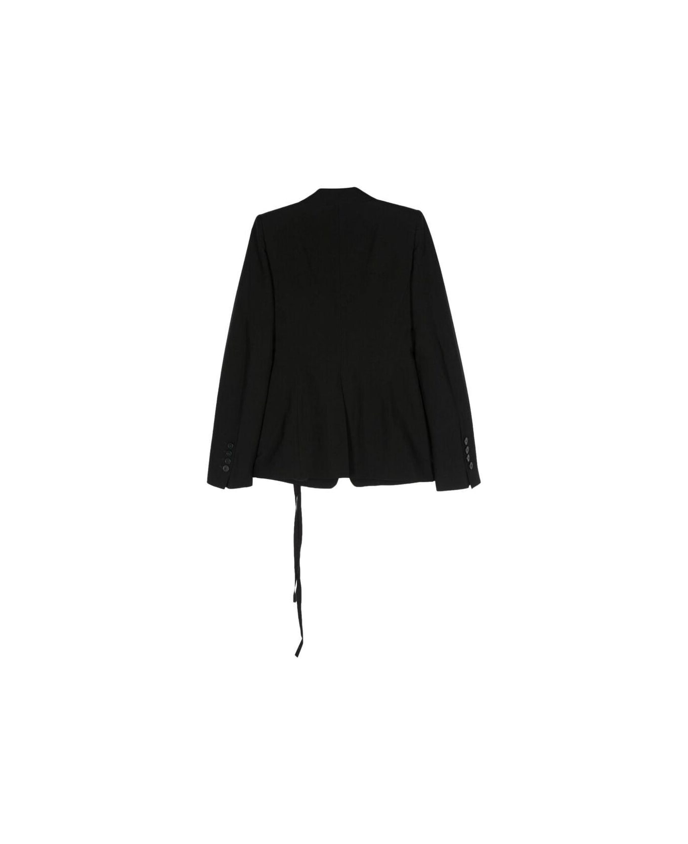 Ann Demeulemeester Button-up Jacket - BLACK