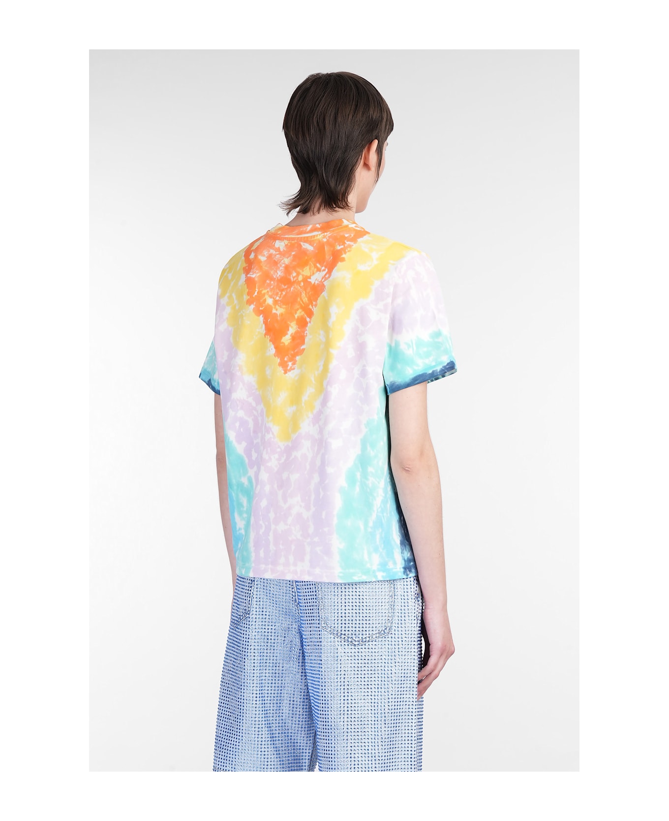 Casablanca T-shirt In Multicolor Cotton - multicolor