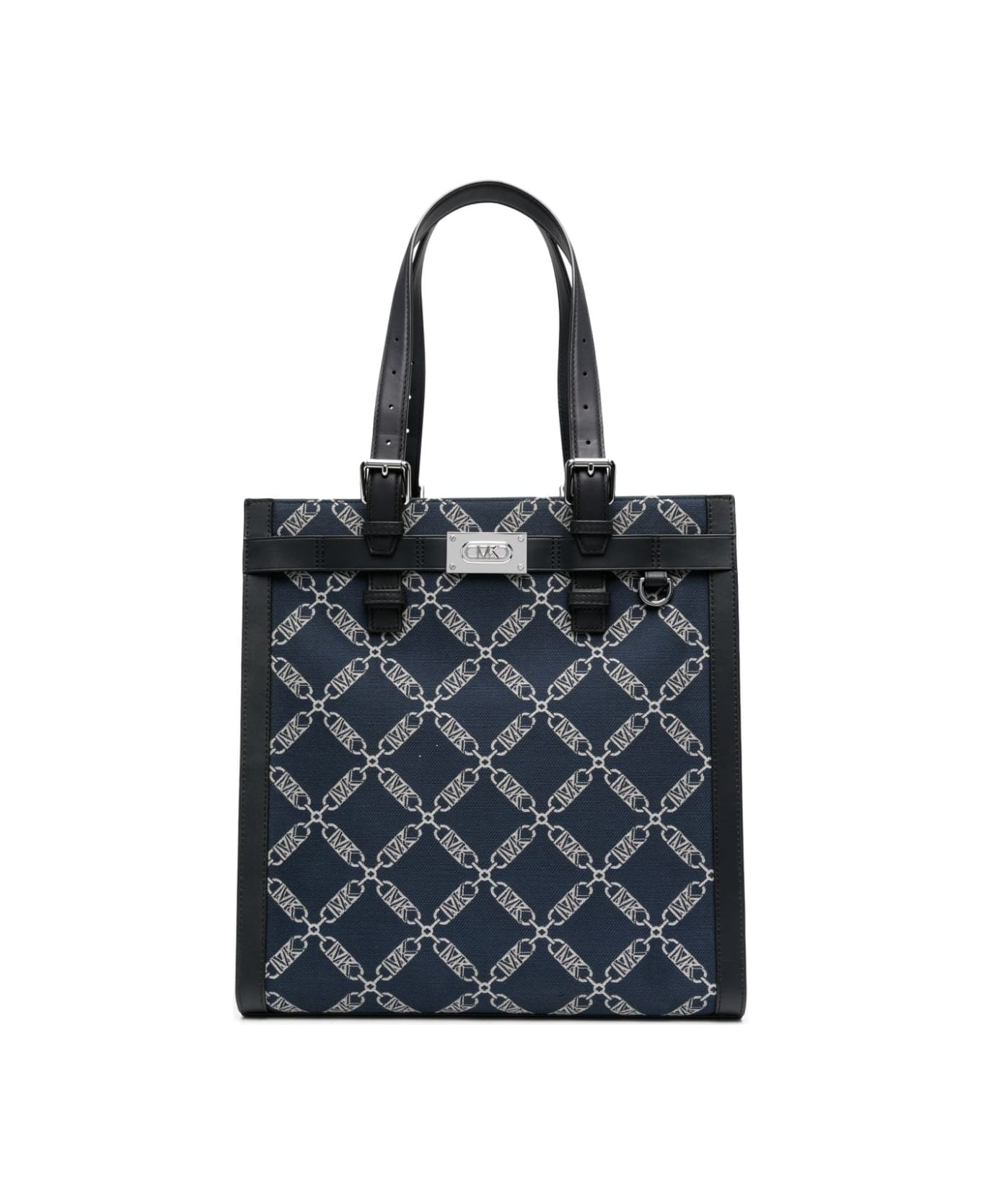 Michael Kors Ns Structured Tote - Navy