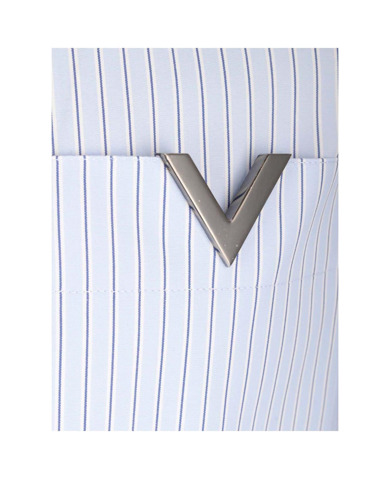 Valentino Shirt With V Detail - White