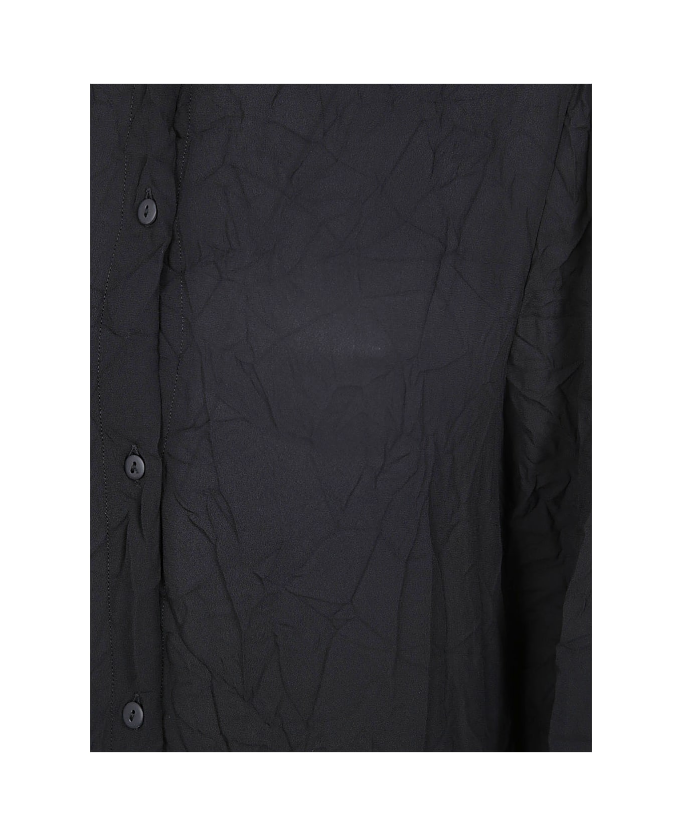 Maria Calderara New Roomy Fit Parachute Long Shirt - Black