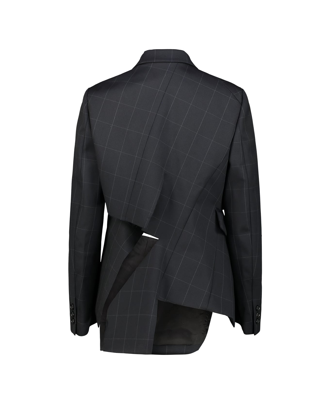 Comme des Garçons Deconstructed Wool Jacket - Black